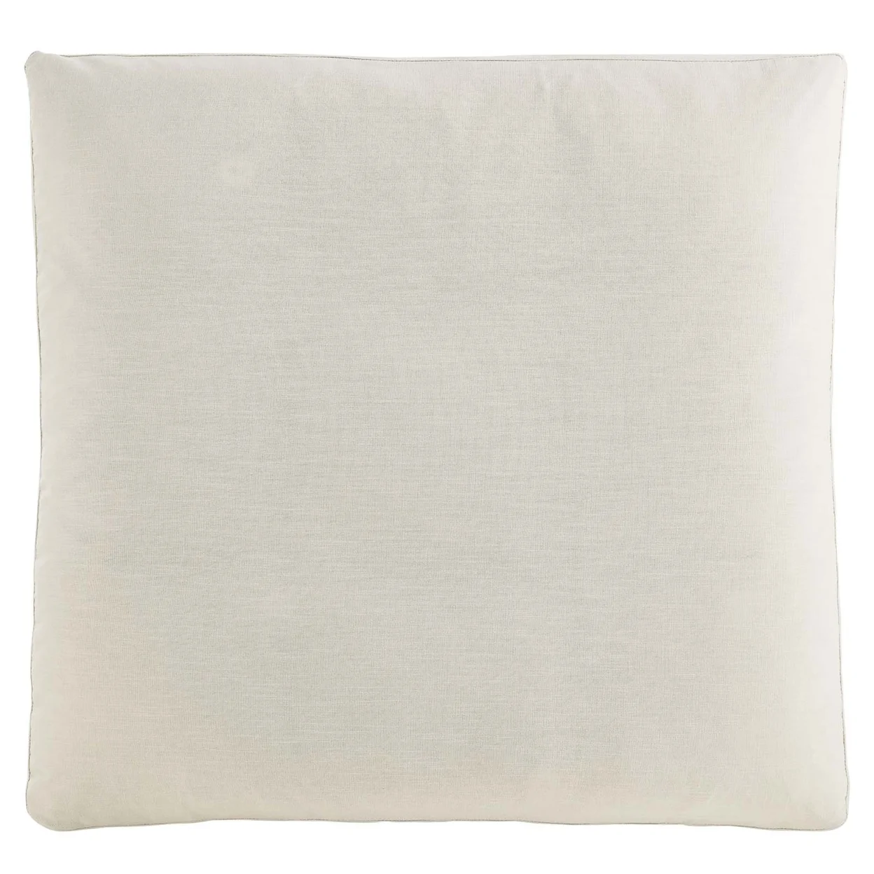 Commix Down Filled Overstuffed Ottoman Light Beige