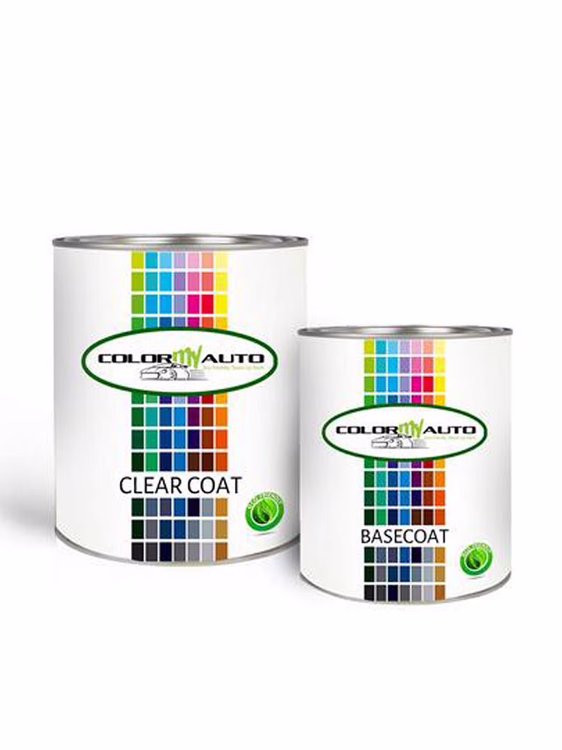 for Audi A4 2005-13 Quartz Gray Metallic Y7G Pint Base Coat & Quart Clear Coat
