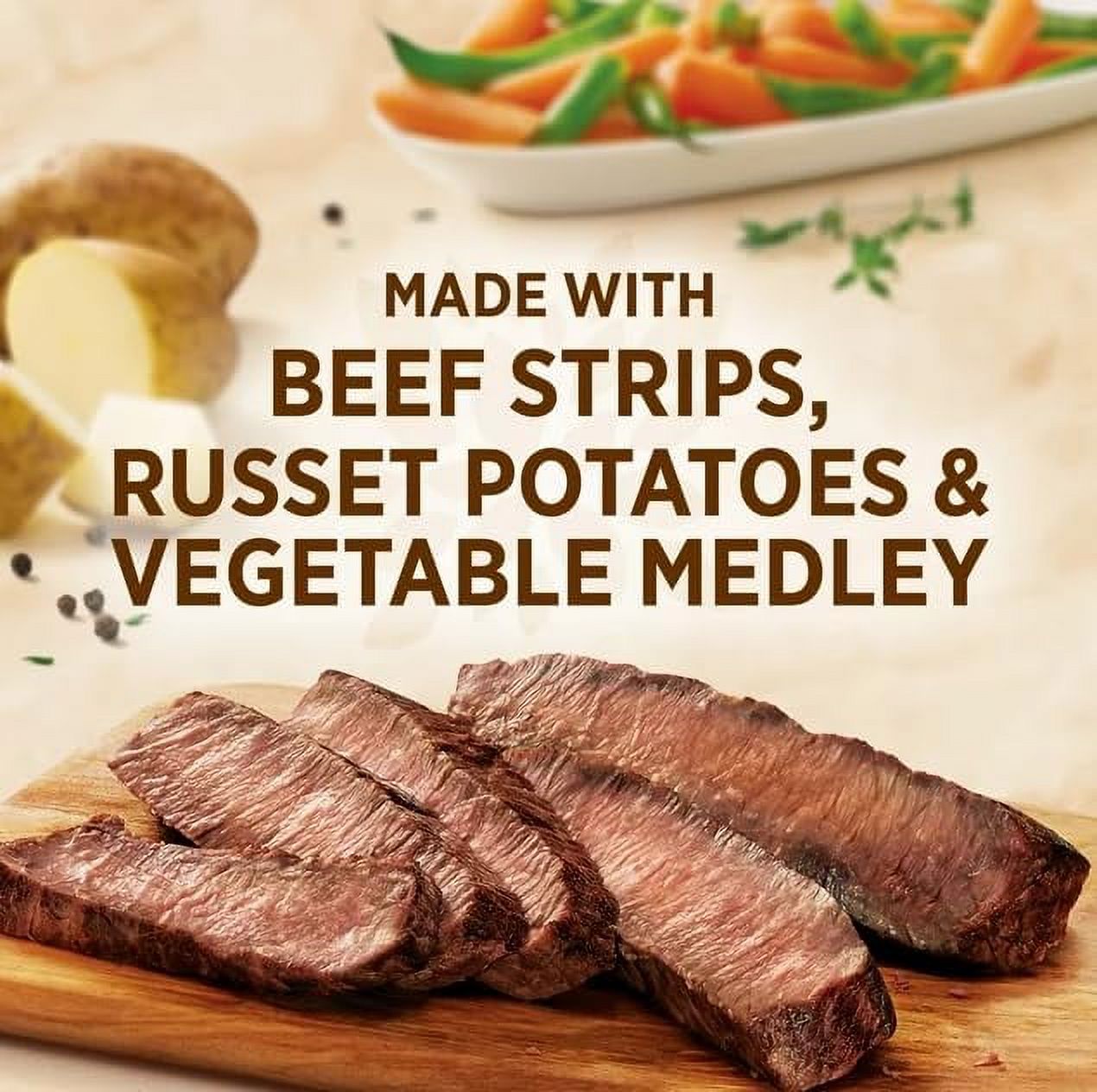 Salutem Vita - Healthy Choice Café Steamers Beef Merlot Frozen Meal With Cold Pack, 9.5 oz - Pack of 6