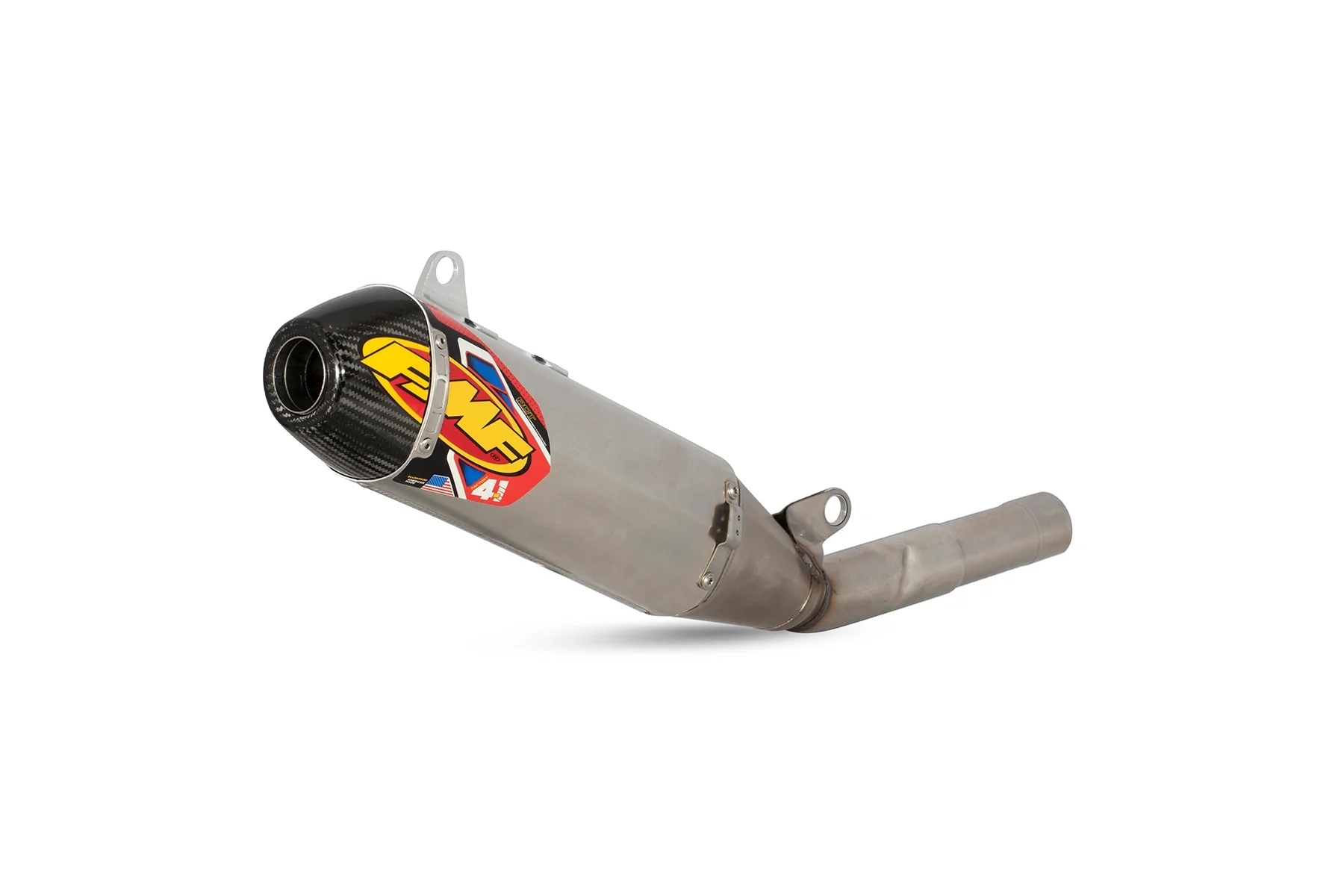 FMF Racing 044443 Factory 4.1 RCT Slip-On - Aluminum Muffler - Carbon End Cap