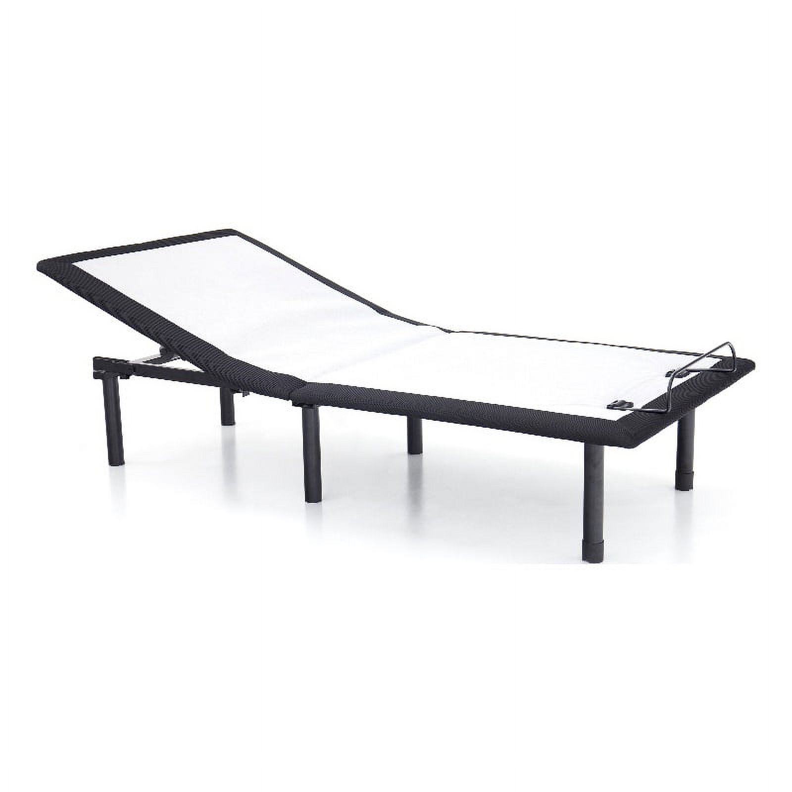 Furniture of America Virya Metal Black Single Motor Twin XL Adjustable Bed
