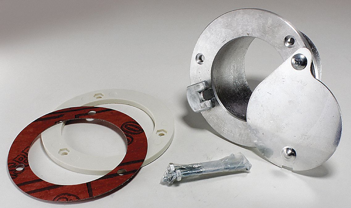 American Garage Door Supply Exhaust Port,Latching 4 In,2 In. Doors  EL42