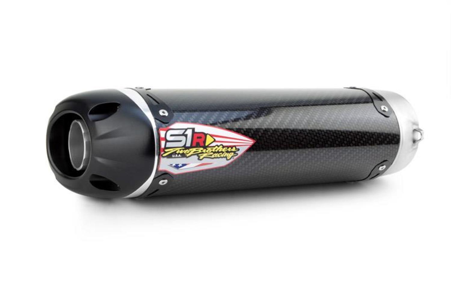 Two Brothers Racing 005-4070105-S1 S1-R Full System - Carbon Fiber Muffler