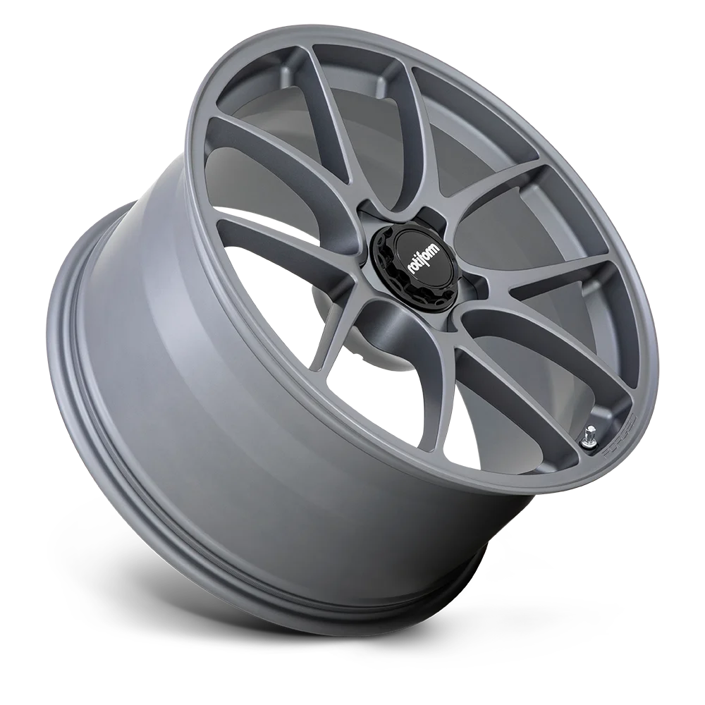 Rotiform 1PC Aluminum Rim R901 LTN 20X9.5in Satin Titanium Finish, R901209565+35T