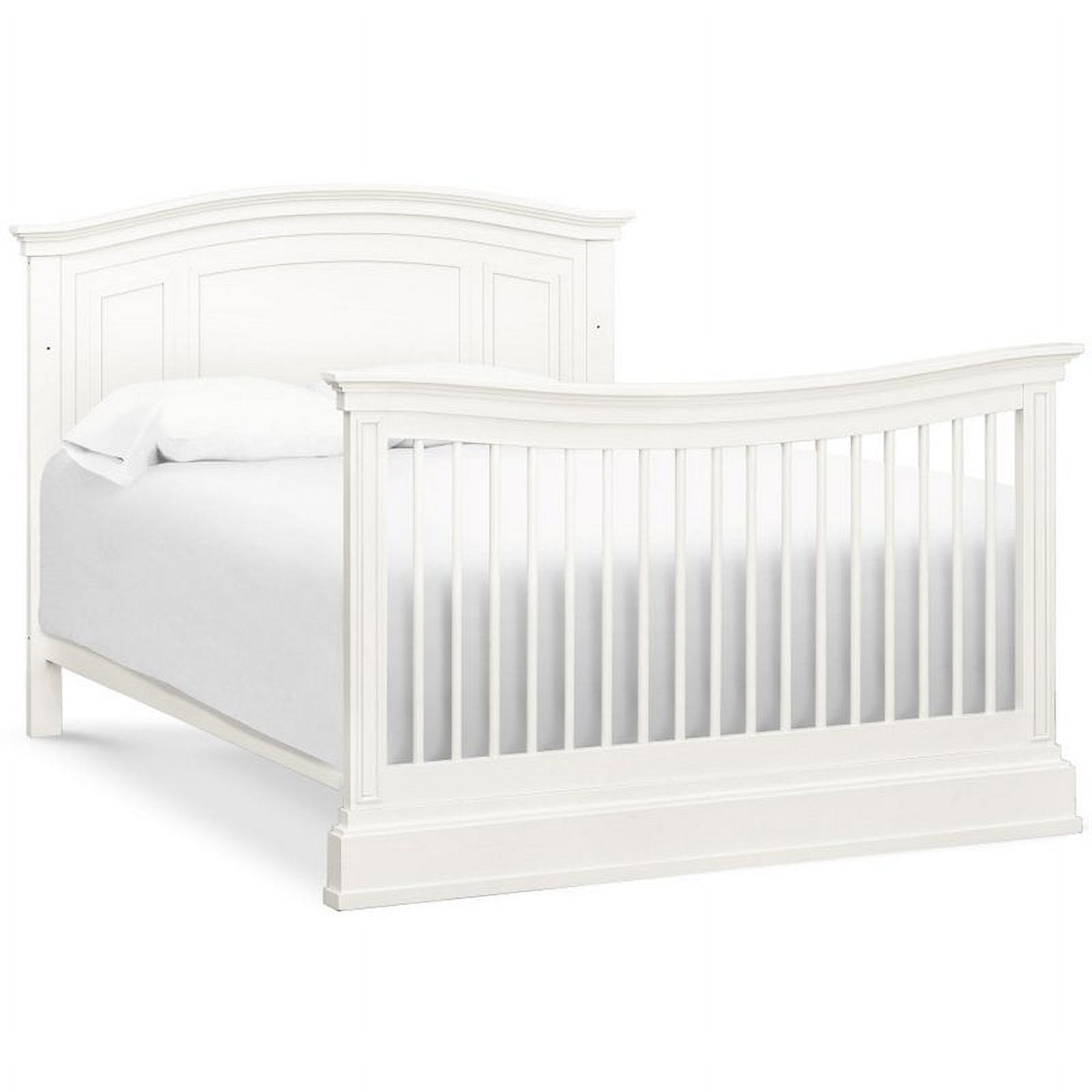 Namesake Durham 4-in-1 Convertible Crib with Toddler Bed Conversion Kit in Warm White