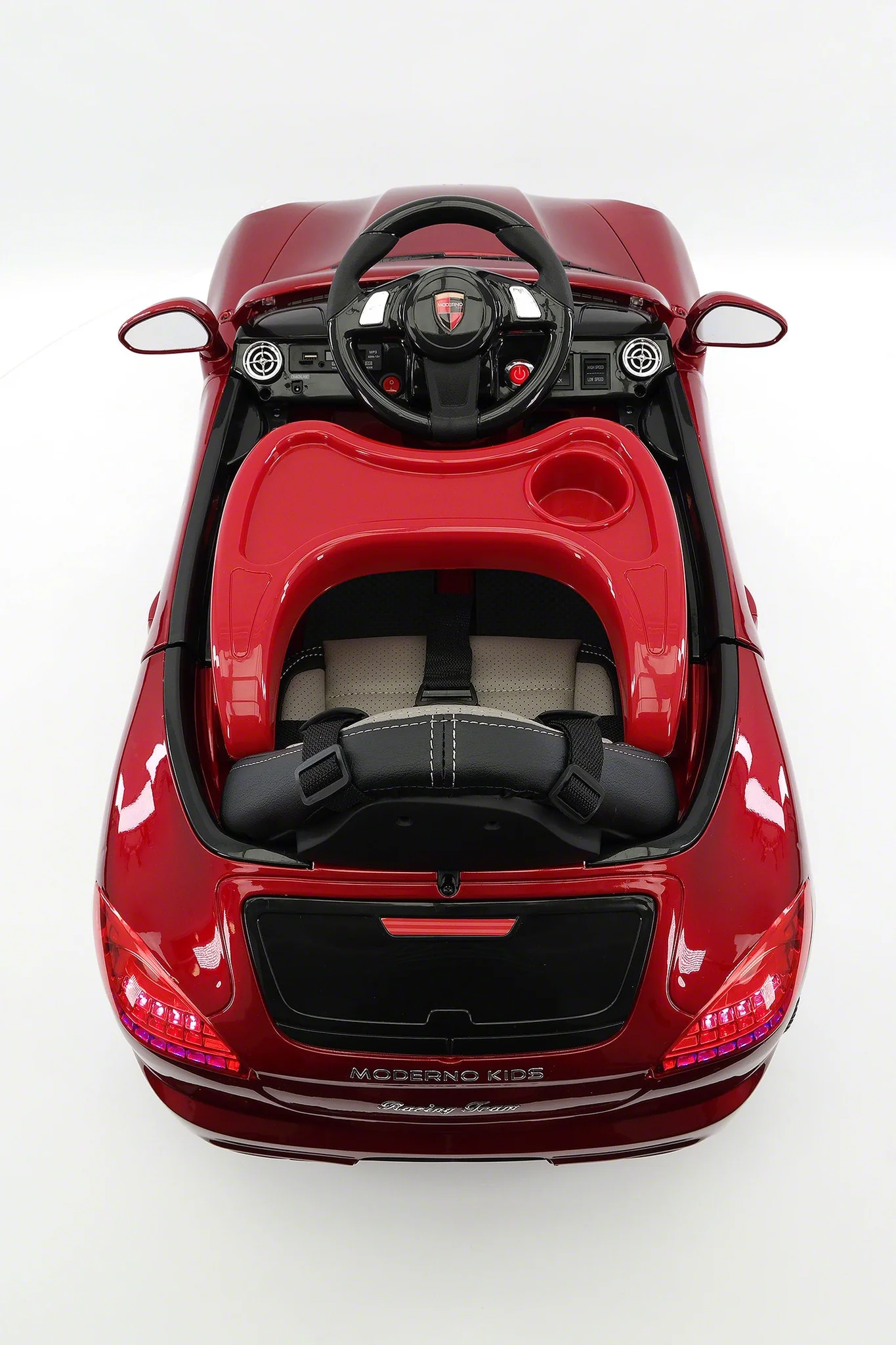 Kiddie Roadster 12V Kids Electric Ride-On Car with R/C Parental Remote | Cherry Red