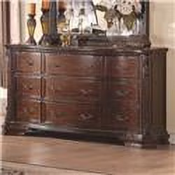 Maddison 9-Drawer Dresser Cappuccino