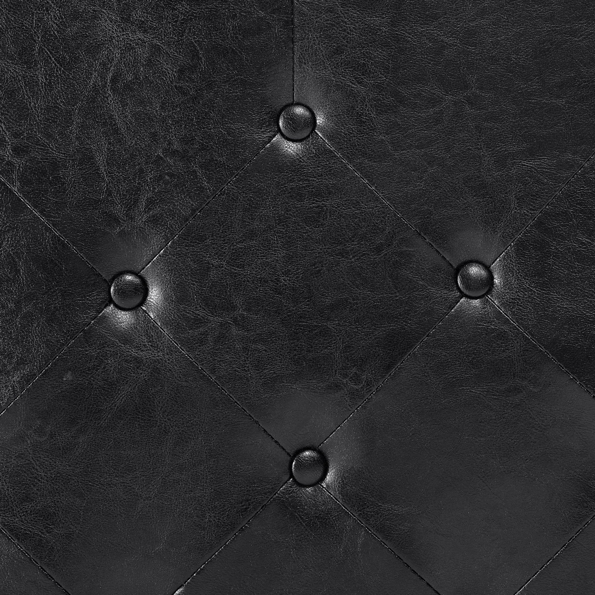 Trundle Upholstered Tufted Sofa Bed Daybed with Button and Copper Nail on Arms