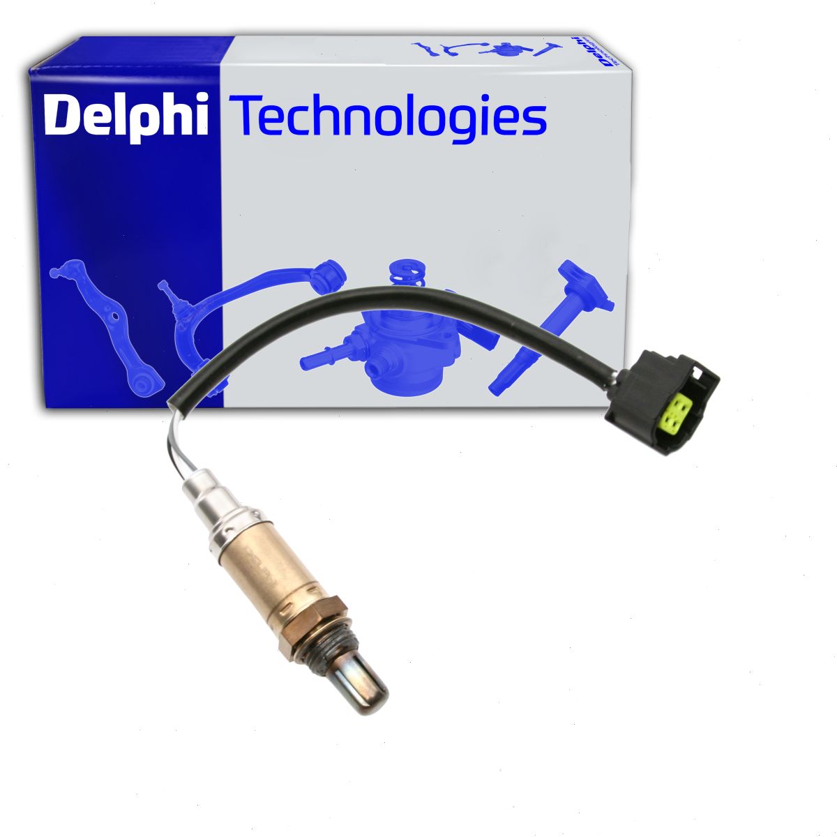 Delphi Front Oxygen Sensor compatible with Dodge Ram 2500 5.7L V8 2002-2008