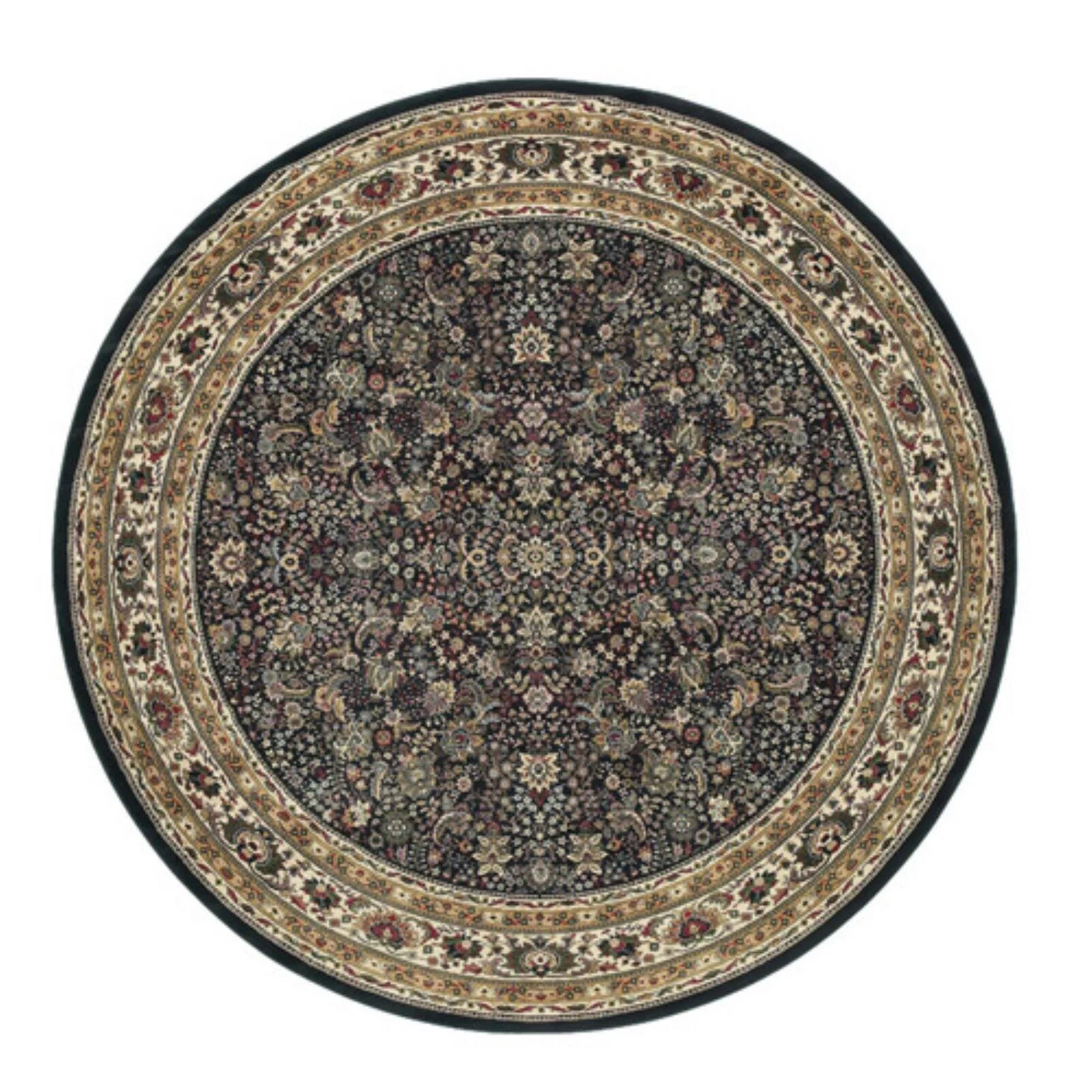Oriental Weavers Ariana 213K Quartz Oriental Rug - Black