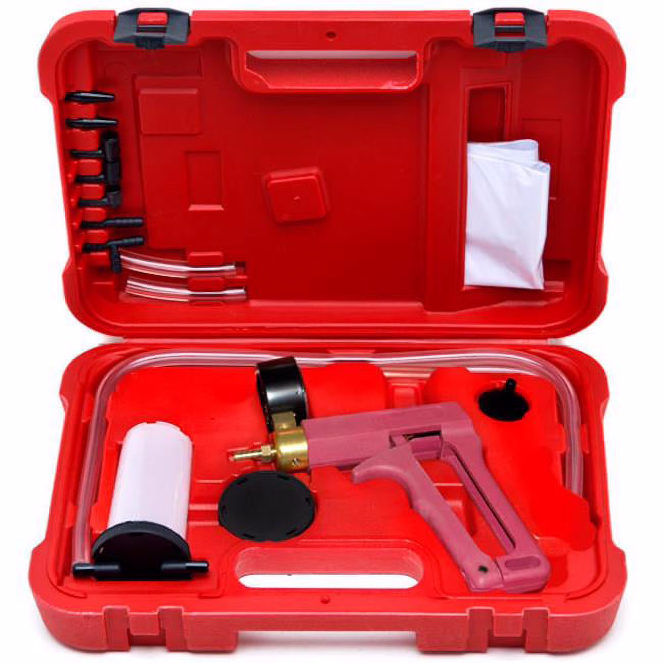 2 in. Hand Held Vacuum Tester & Pump Brake Bleeder Kit