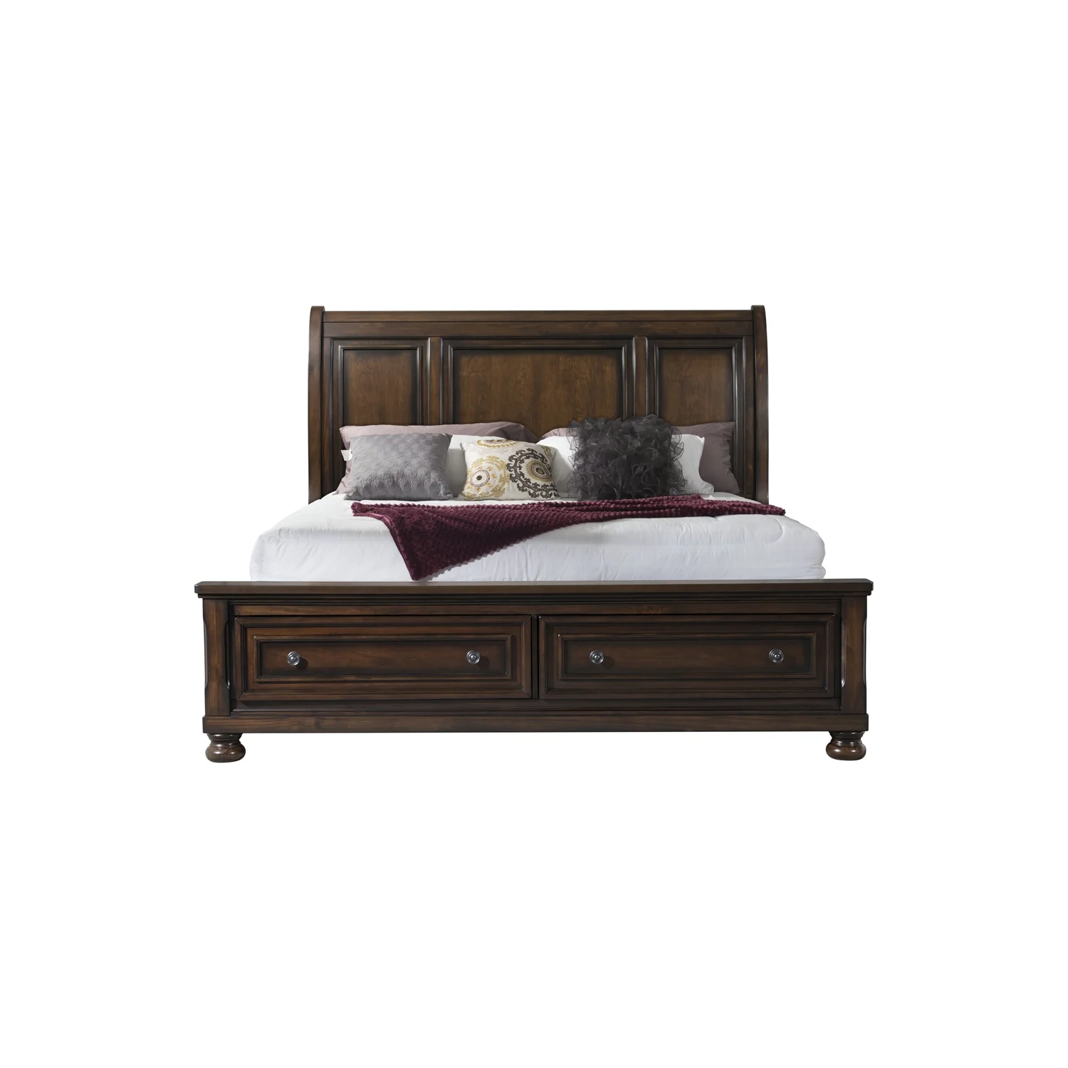 Picket House Furnishings Kingsley King Storage 5pc Bedroom Set, Walnut