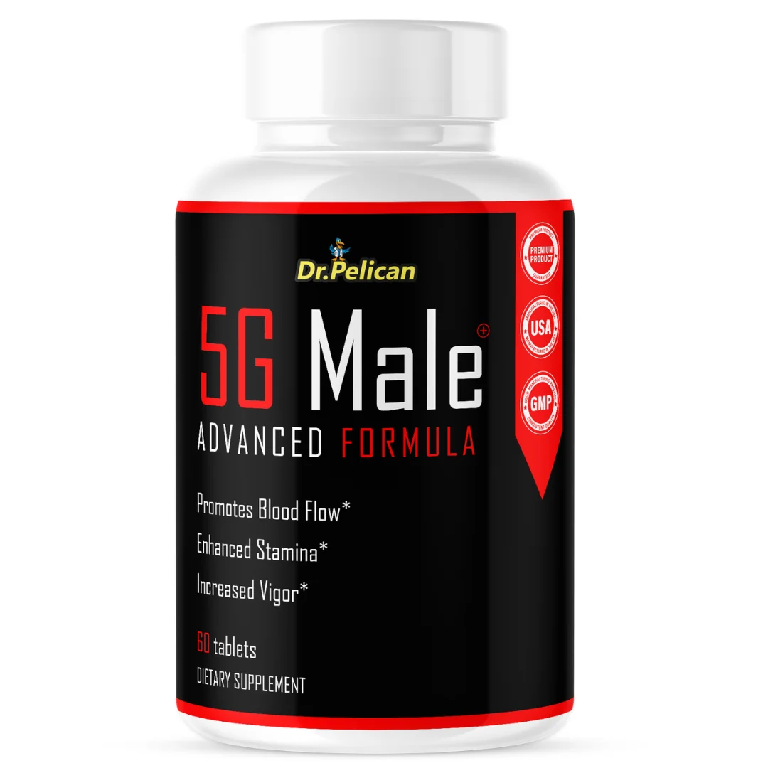 5G Male Advanced Formula- Stamina & Vigor Support- 60 Tablets - Dr.Pelican