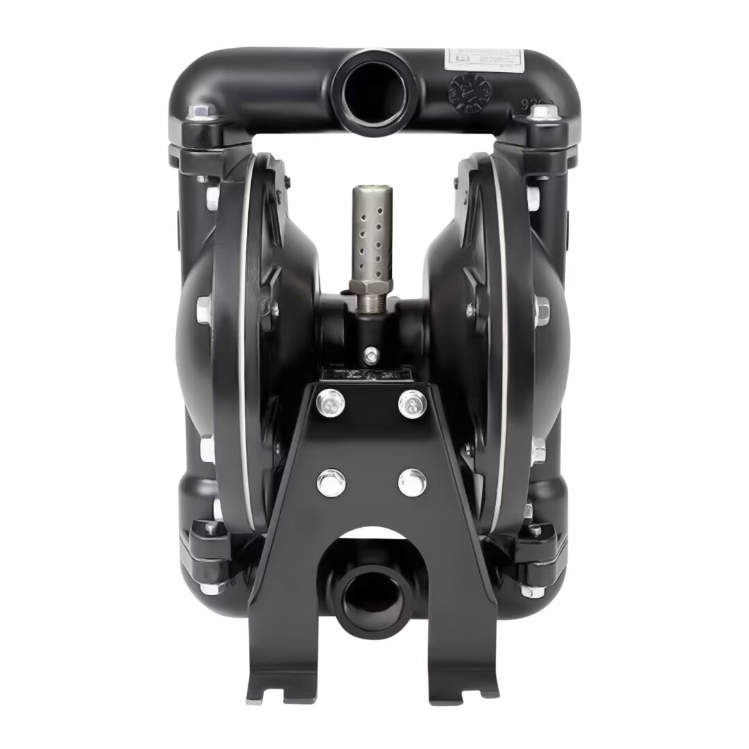 Oukaning Air operated double diaphragm pump 1 inch aluminum inlet and outlet 35 GPM Max 120PSI