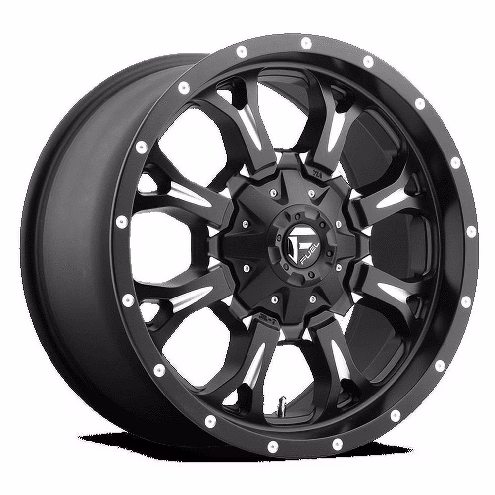 Fuel 1PC Aluminum Rim D517 KRANK 20X10in Matte Black Milled Finish, D51720005650