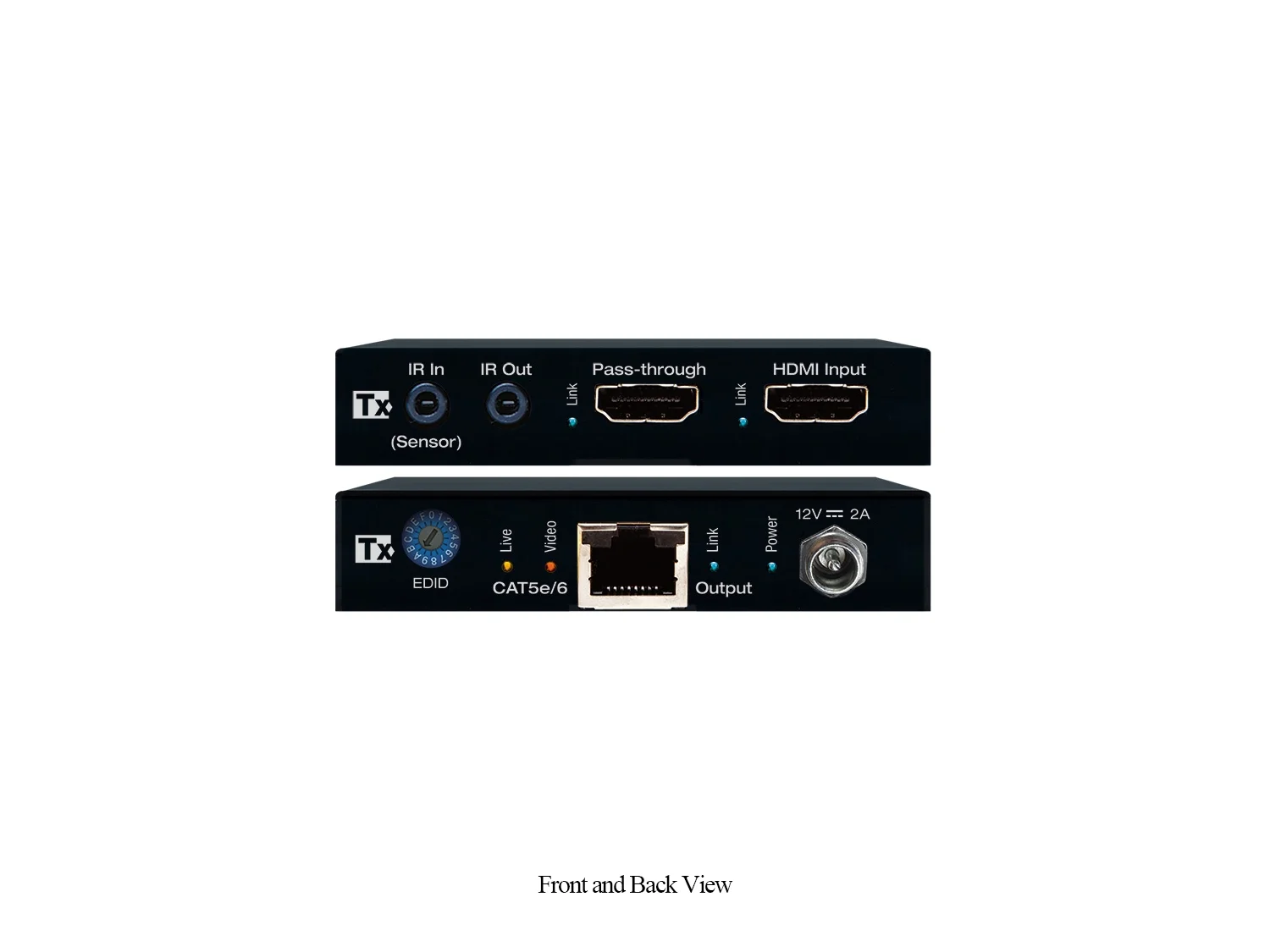 Key Digital 4K/UHD 18Gbps HDR HDMI Extender (Transmitter/Receiver) Kit up to 115ft/35m