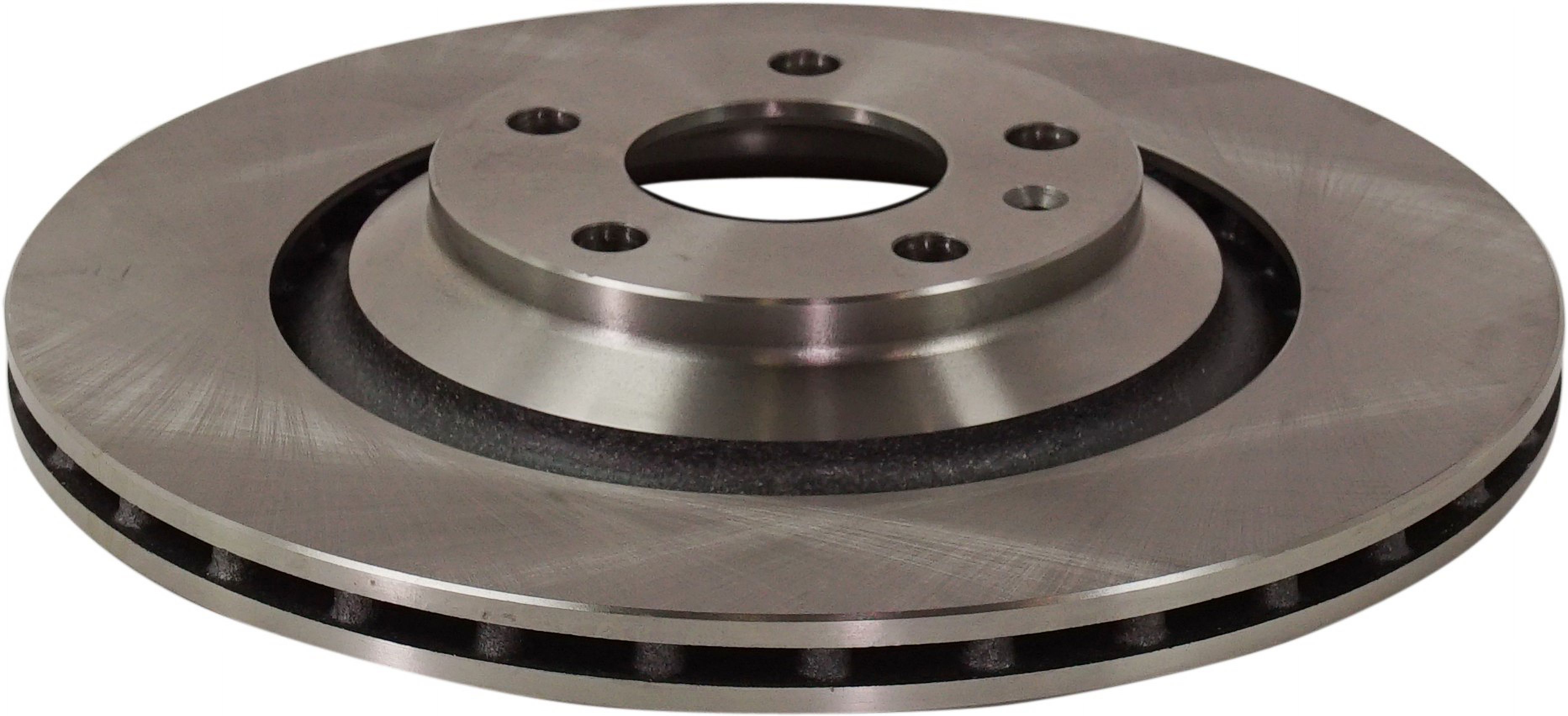 Rear Side Brake Disc Plain Surface Vented 5 Lugs Pro-Line Series fits 2005-2011 Audi A6 Quattro