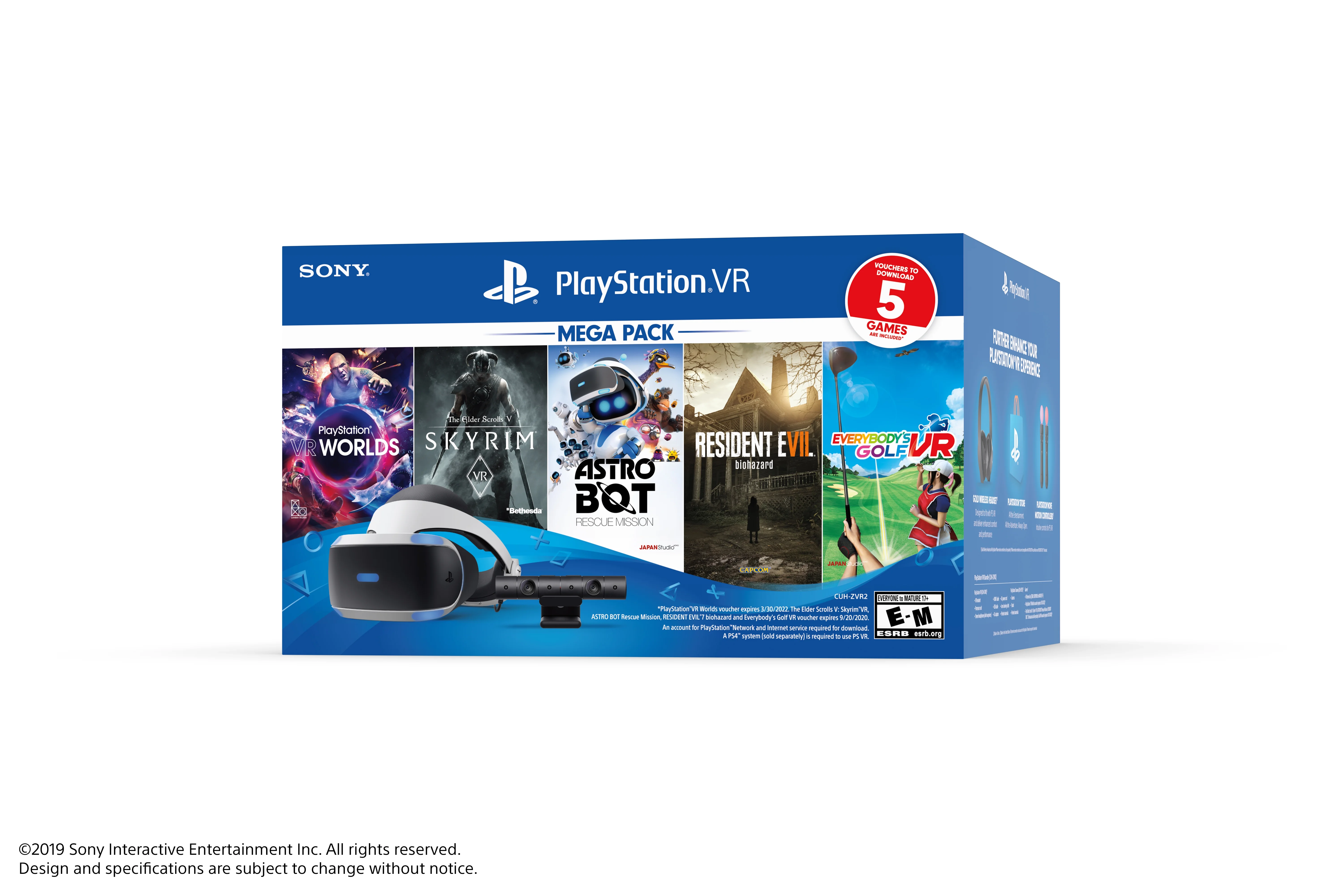 Restored Sony PS4 PSVR Bundle 5 - Game Pack - 3004966 (Used)