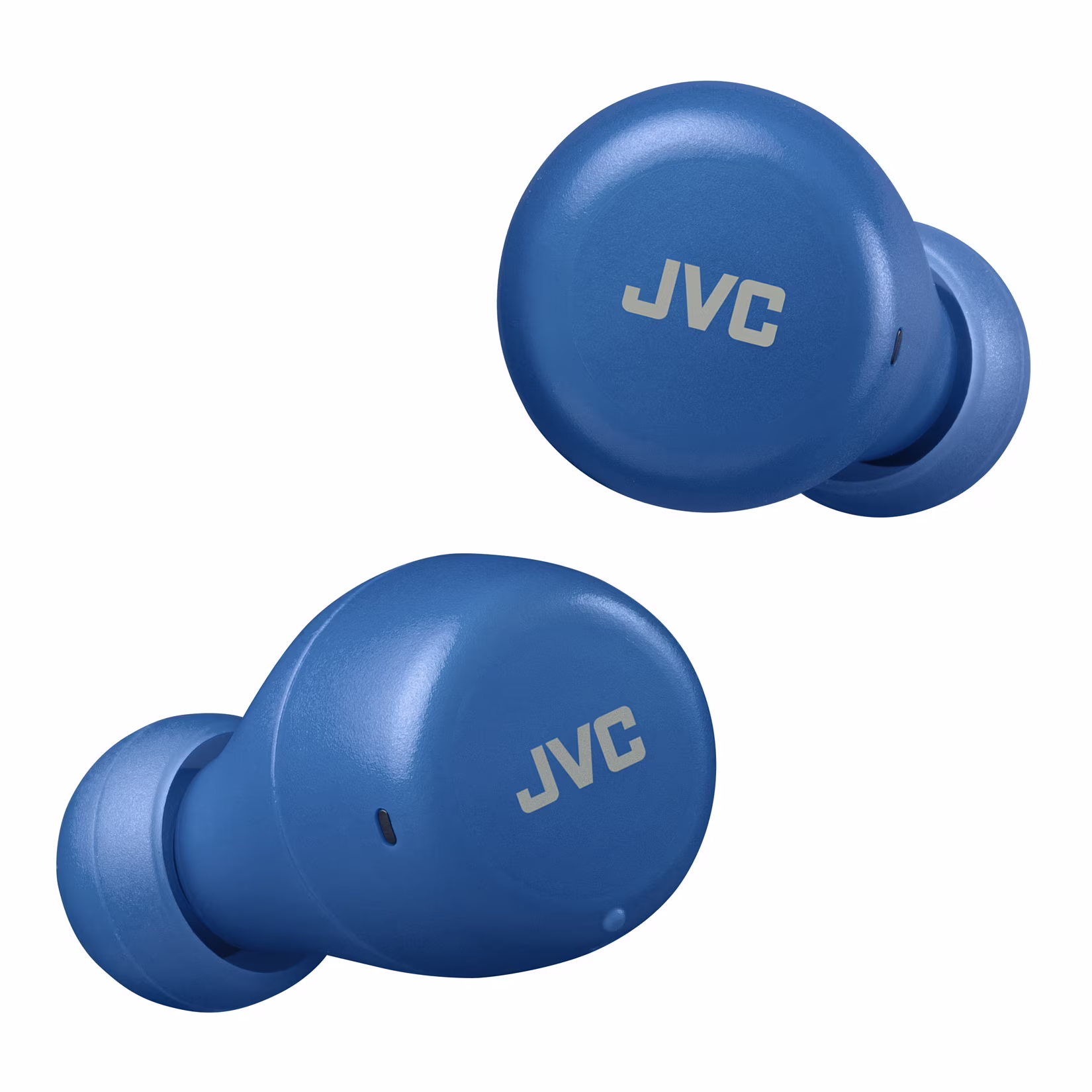 JVC Gumy Mini True Wireless Earbuds Headphones, Bluetooth 5.1, Water Resistance(IPX4), Long Battery Life (up to 15 Hours) - HAA5TA (Blue)