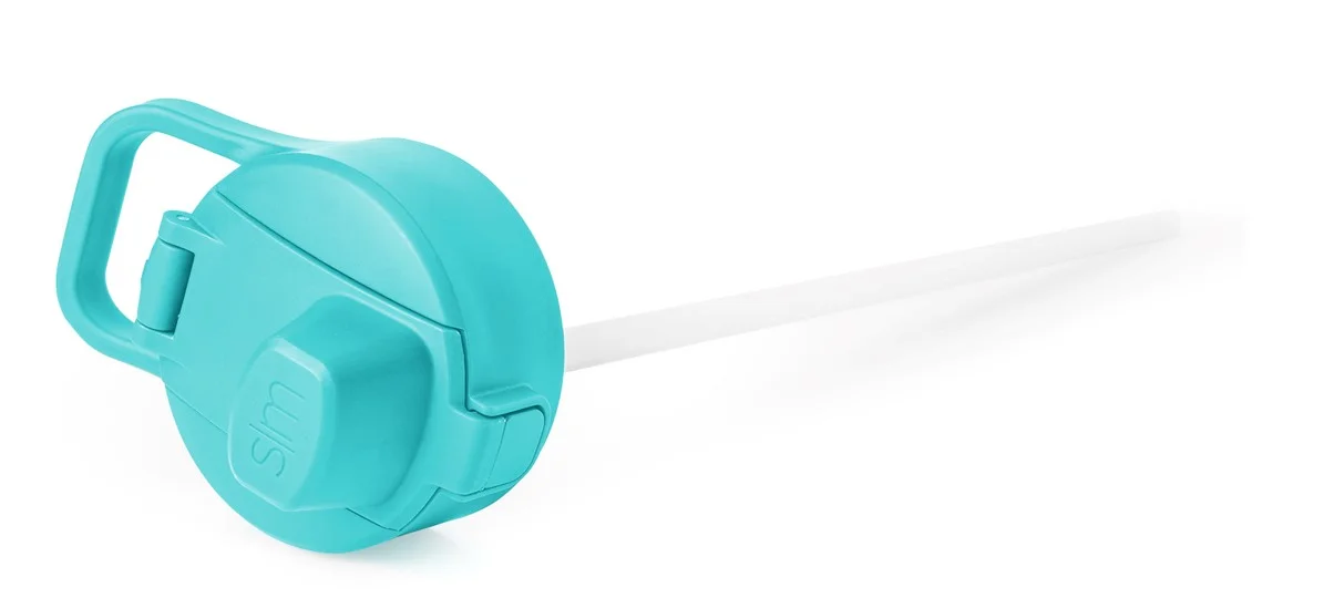 Simple Modern 64 fl oz Reusable Tritan Summit Water Bottle with Silicone Straw Lid|Tropical Seas