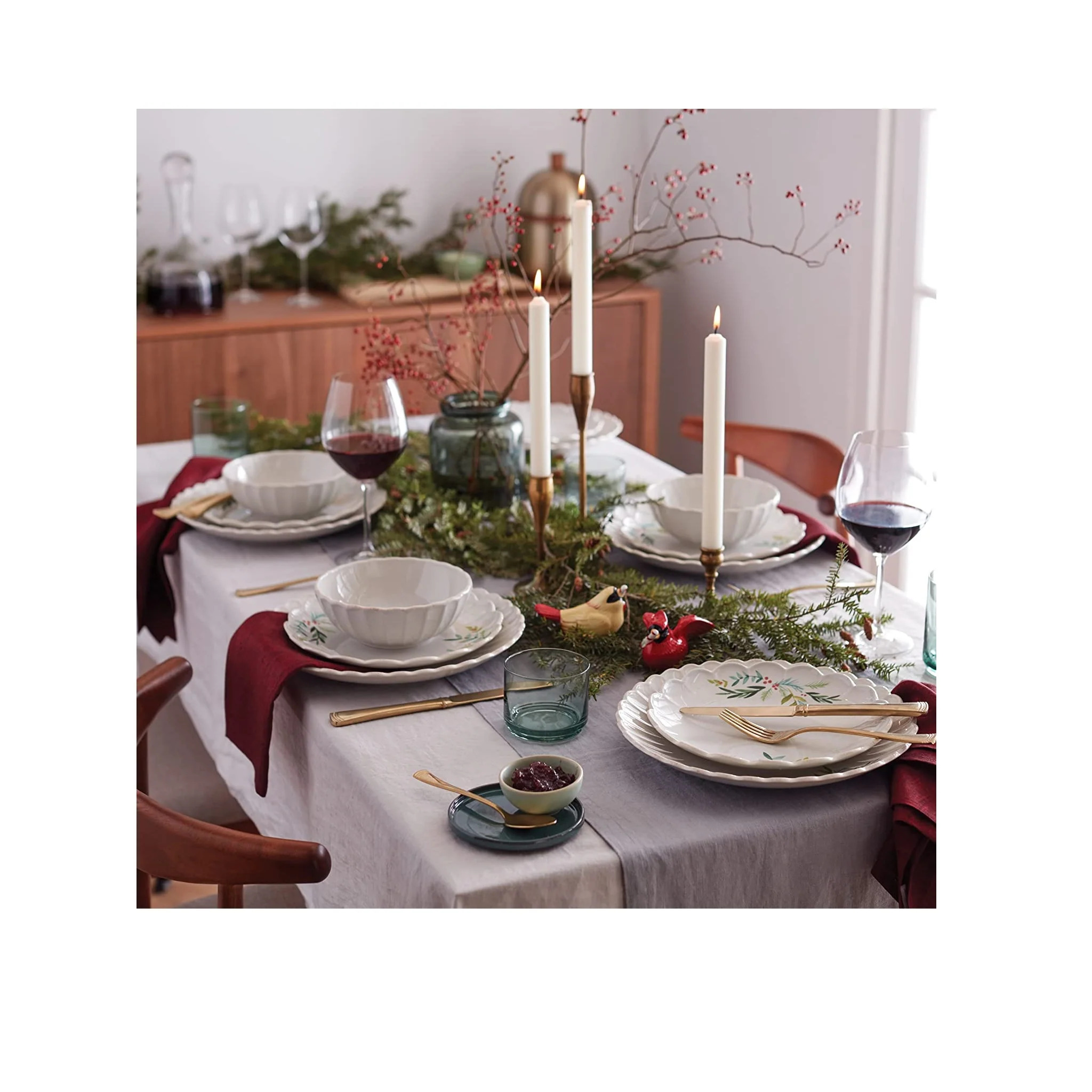 Lenox French Perle Berry 12-Piece Dinnerware Set