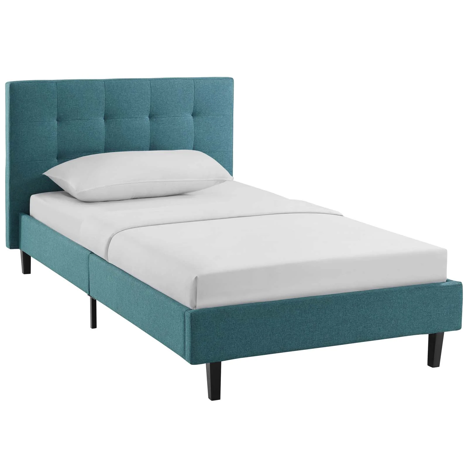 Modway Linnea Twin Bed in Teal