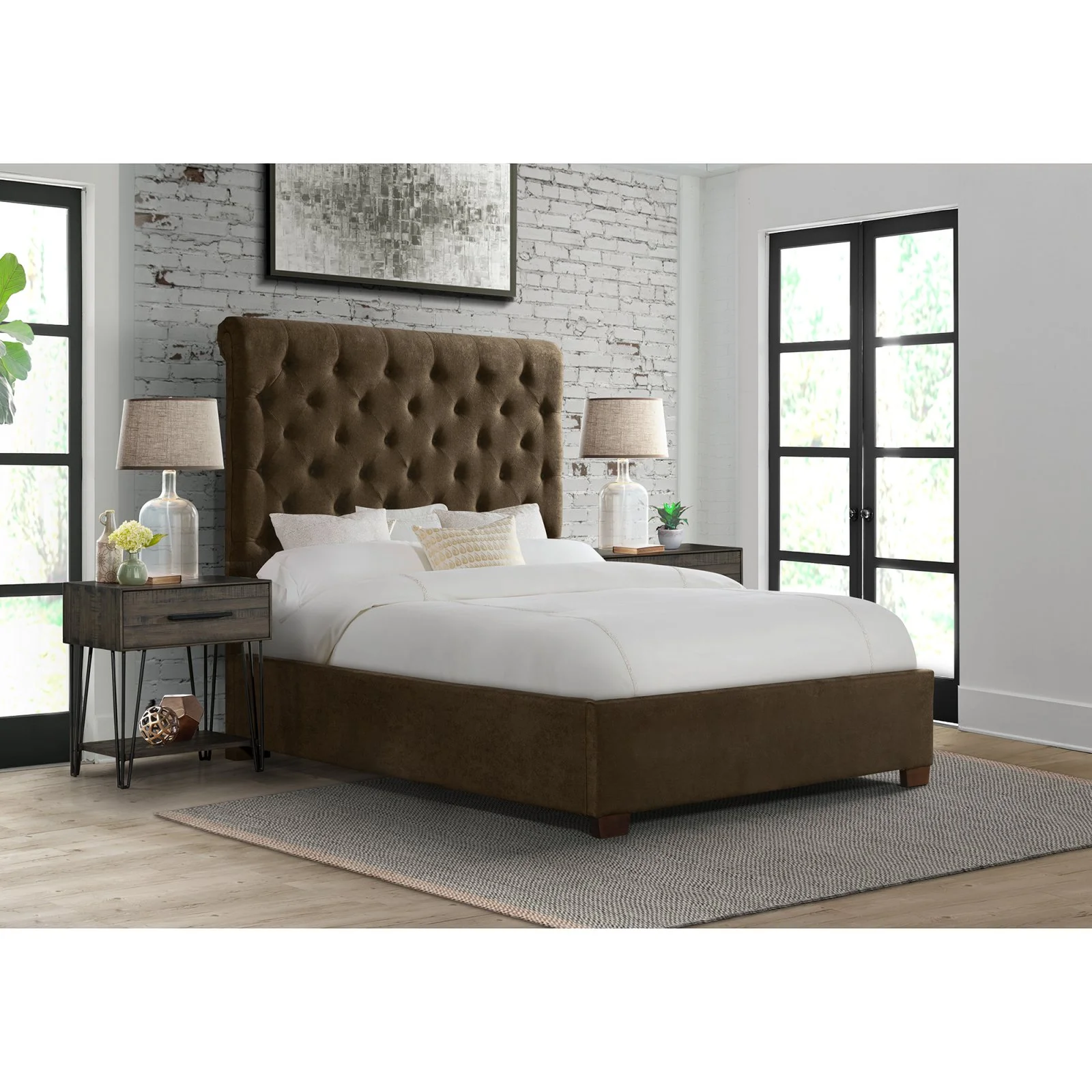 Picket House Furnishings Jeremiah King Upholstered Bed
