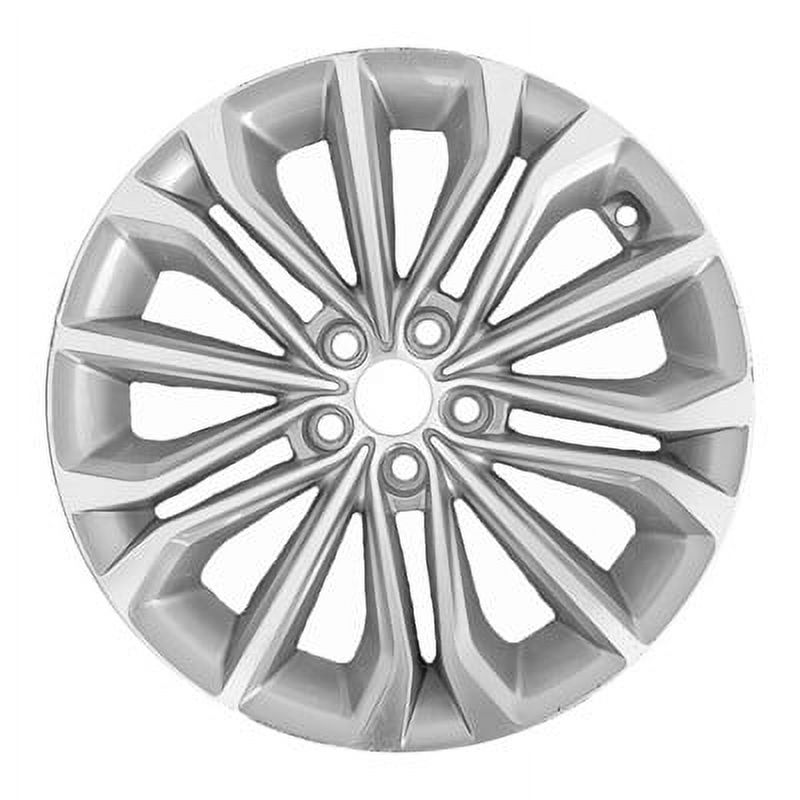 KAI 18 X 8 Reconditioned OEM Aluminum Alloy Wheel, Machined and Light Charcoal, Fits 2015-2016 Hyundai Genesis Sedan
