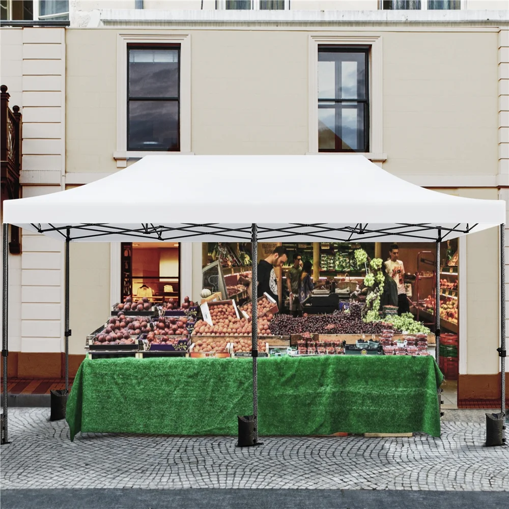 Yaheetech 10×20 ft Commercial Pop Up Canopy Tent,White
