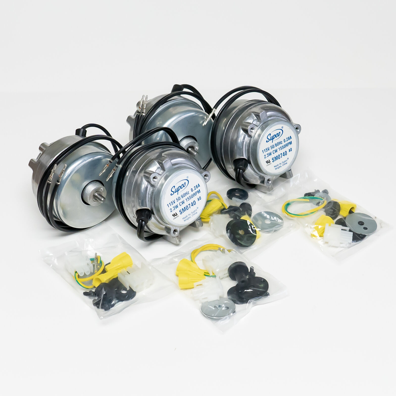 4 PAK Refrigerator Condenser Fan Motor for Sub Zero 4200740 0740