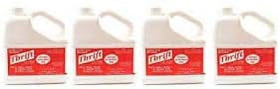 alkaline based 6 lb. granular drain cleaner, white (white, 4-pack)