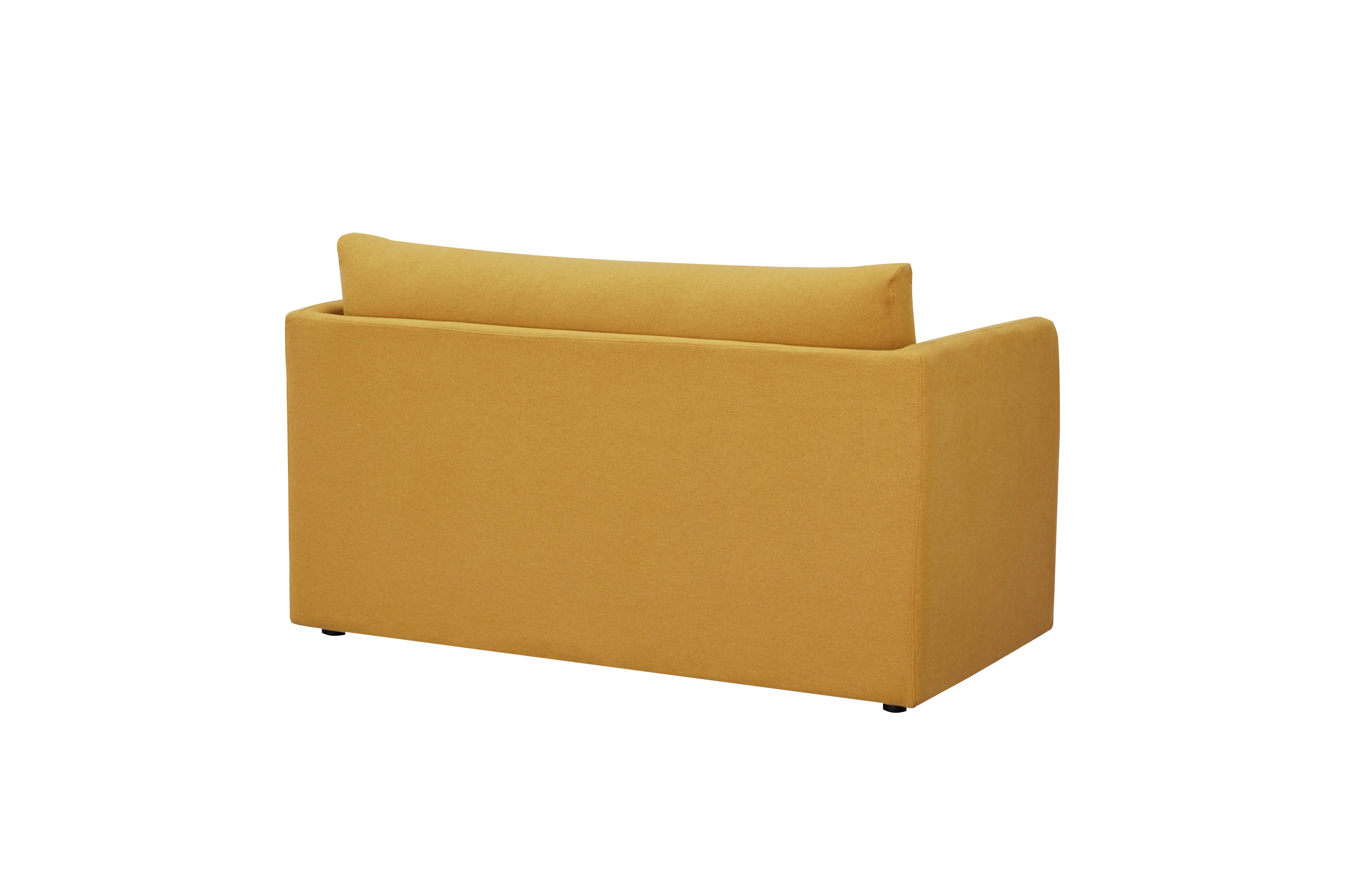 Artdeco Home Newberry Polyester Sleeper Sofa, Mustard