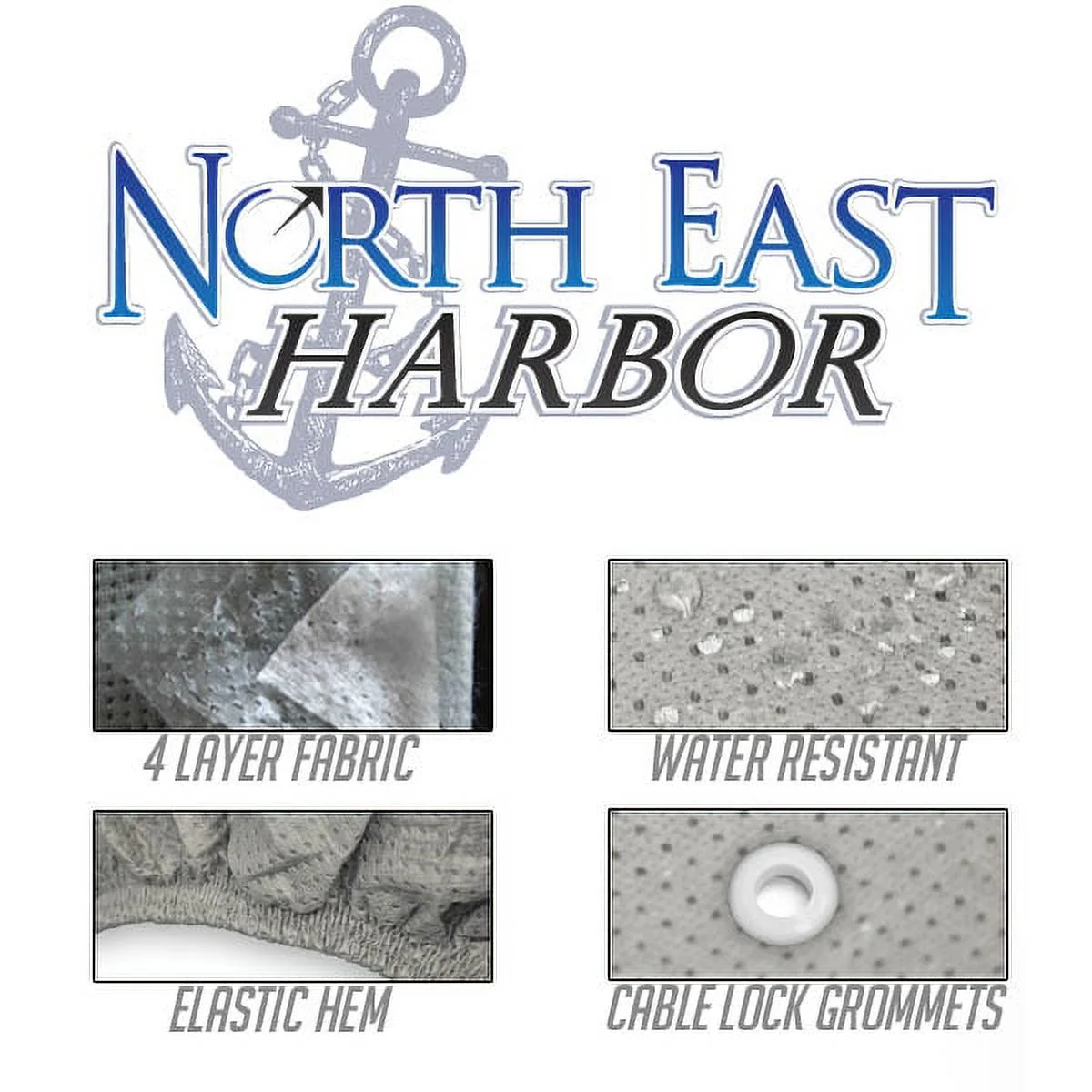 NEH Superior 4 Layer Material Weatherproof Motorcycle Bike Cover : Up To Length 107