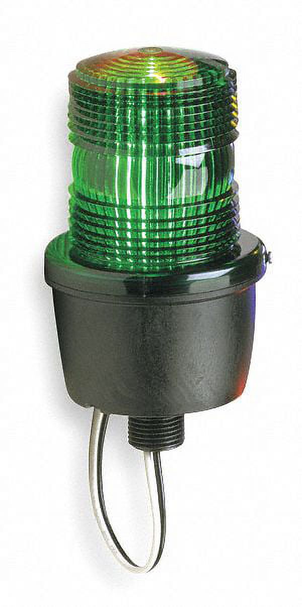 Federal Signal Low Profile Warning Light,Strobe,Green  LP3M-120G
