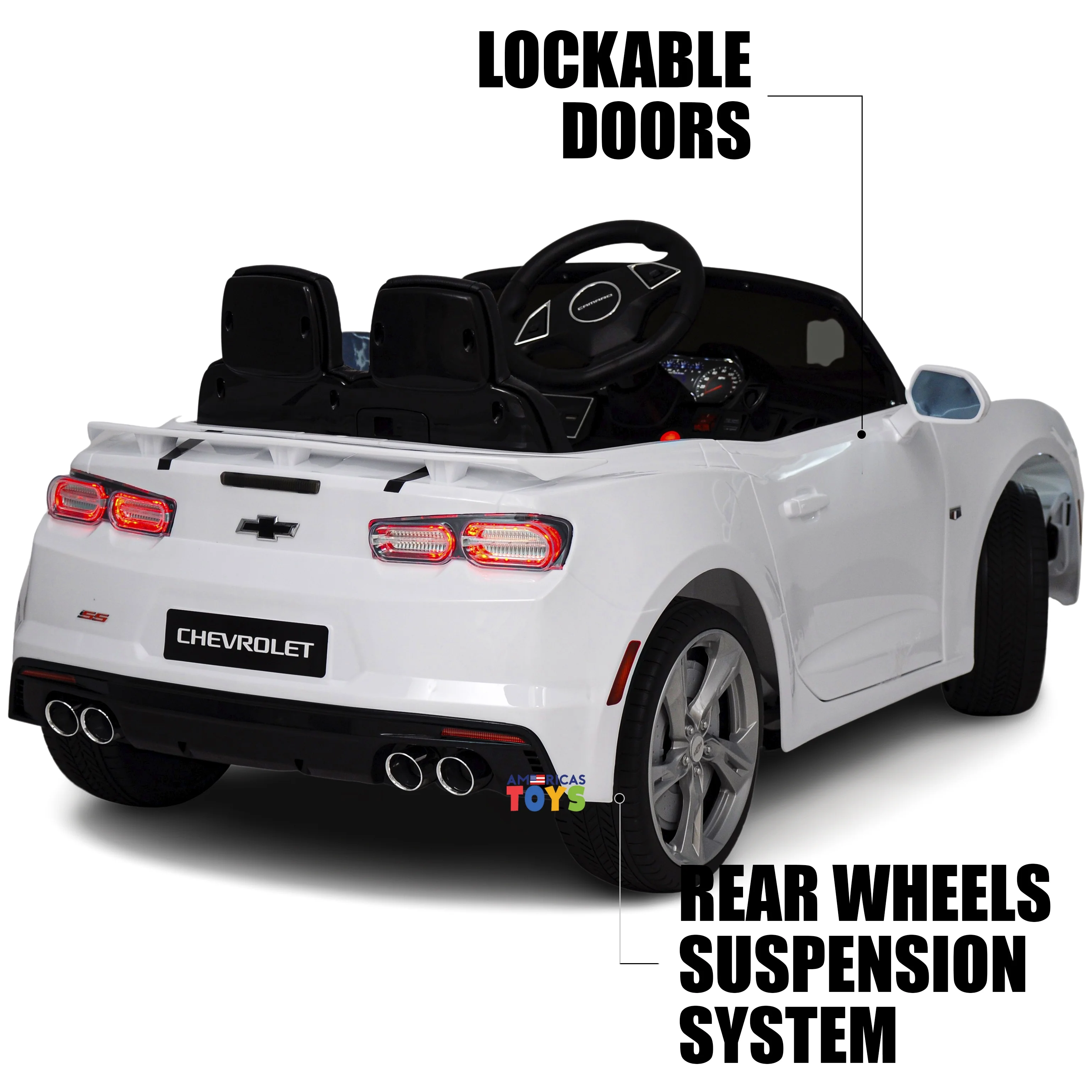 Chevrolet Camaro 12V Powered Ride on Car for Kids with Remote Control