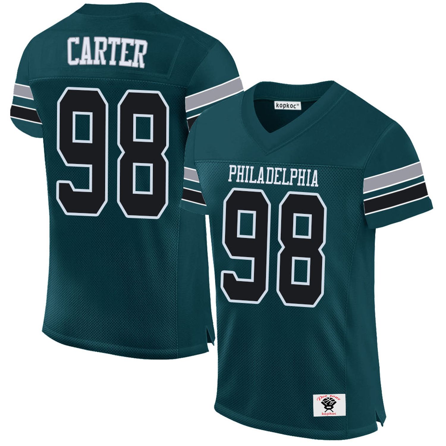 kopkoc Philadelphia Carter 98 Football Stitched Jerseys