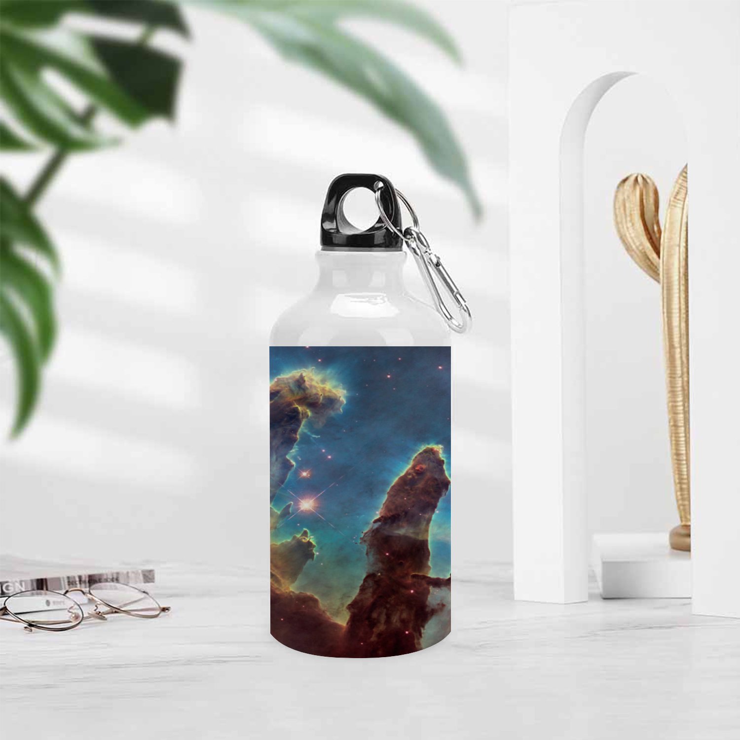 GZHJMY Sports Water Bottles, Best Pillar Creation with Awesome Light Large Capacity Aluminium Portable Leakproof Lightweight Drink Bottles for Fitness and Outdoor Enthusiasts