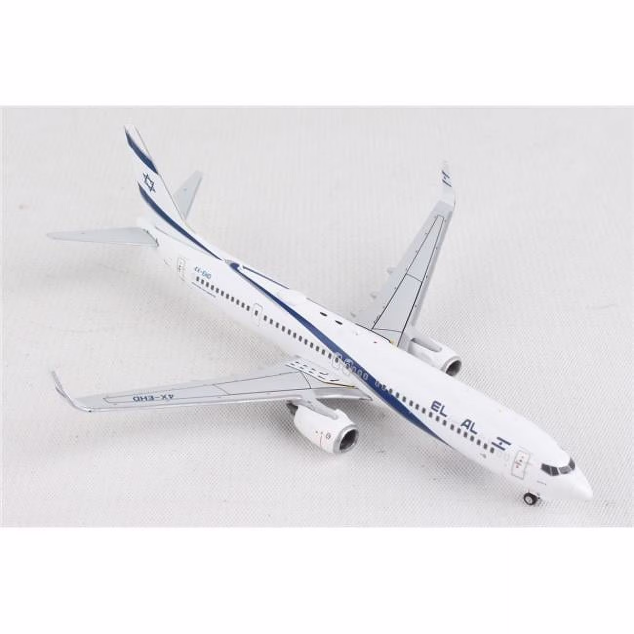 Gemini Jets GJ1956 1-400 Scale No.4X-Ehd Reg El Al 737-900ER Model Airplane