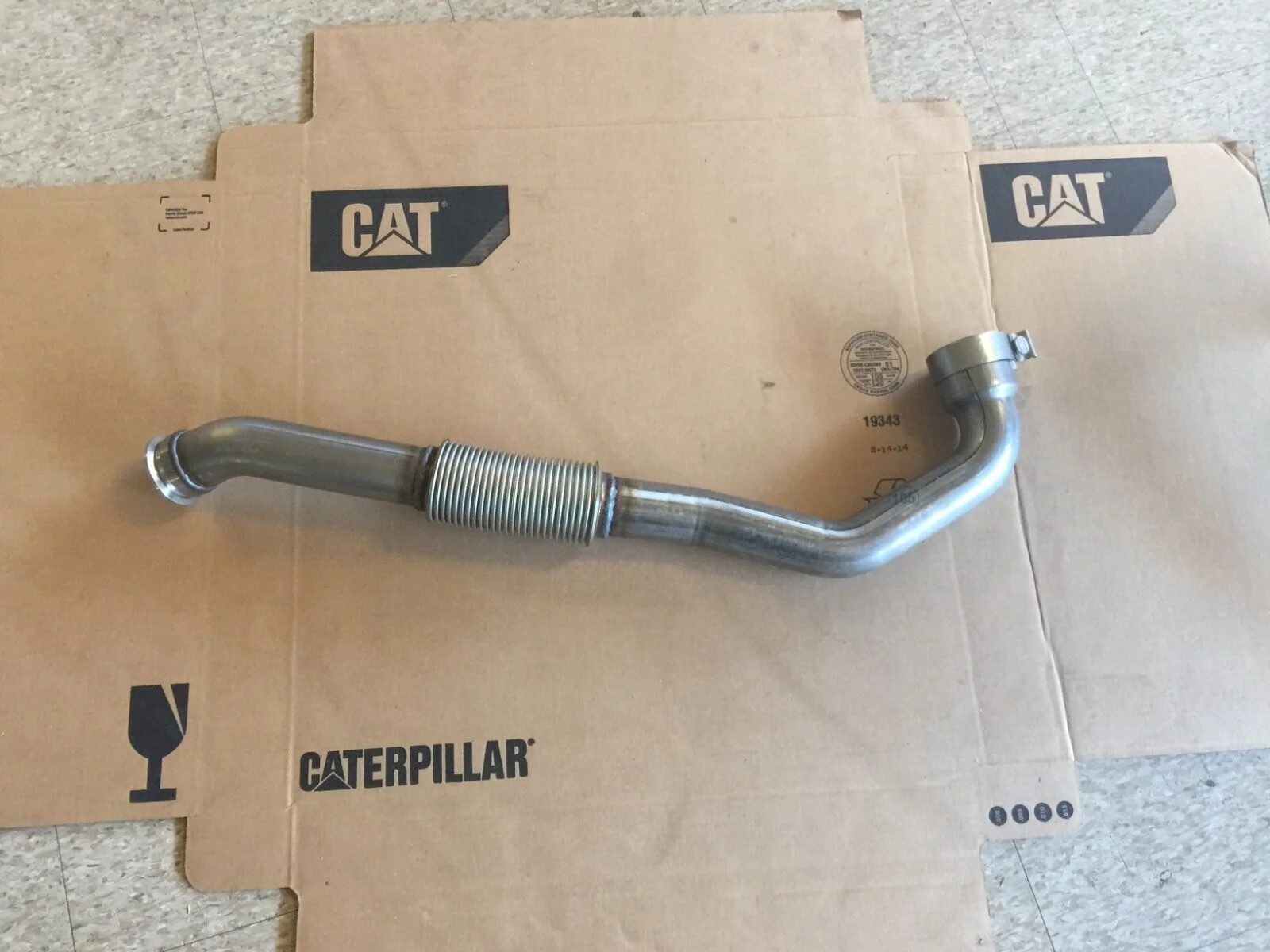TUBE AS-EXHAUST 3851455 Caterpillar  CAT 385-1455 PIPE GP-FLEXIBLE EXHAUST