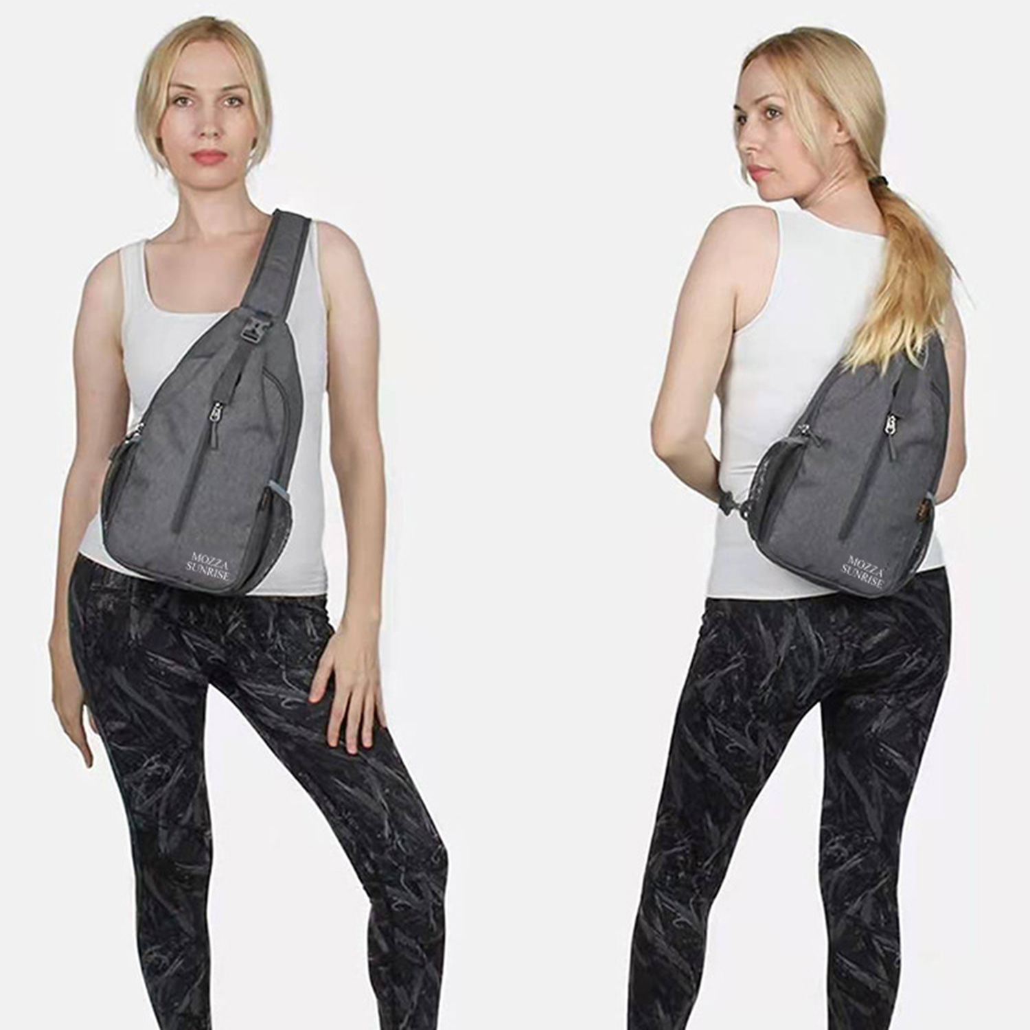 Kamo Crossbody Sling Backpack Sling Bag Travel Hiking Chest Bag Daypack