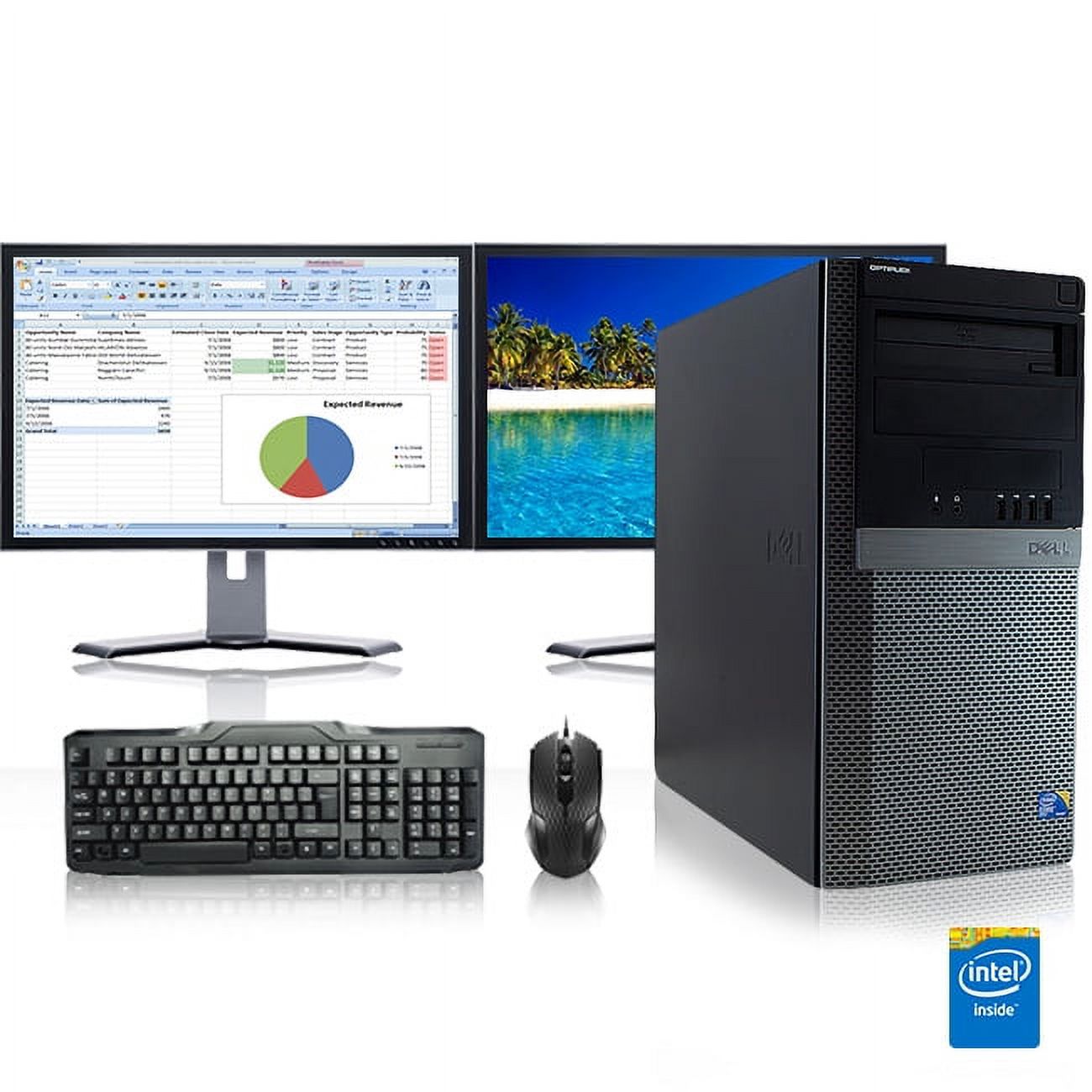 Restored DellOptiplex Minitower Computer 3.0 GHz Core 2 Duo Tower PC, 8GB, 500GB HDD, Windows 10 Home x64, 17