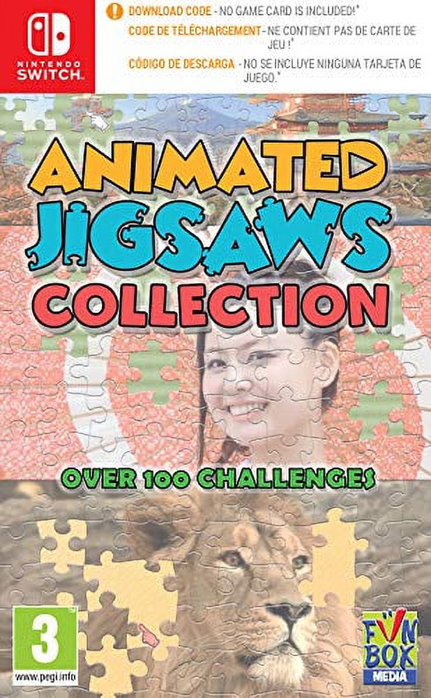 Animated Jigsaws Collection (Download Code in A Box) (Nintendo Switch)