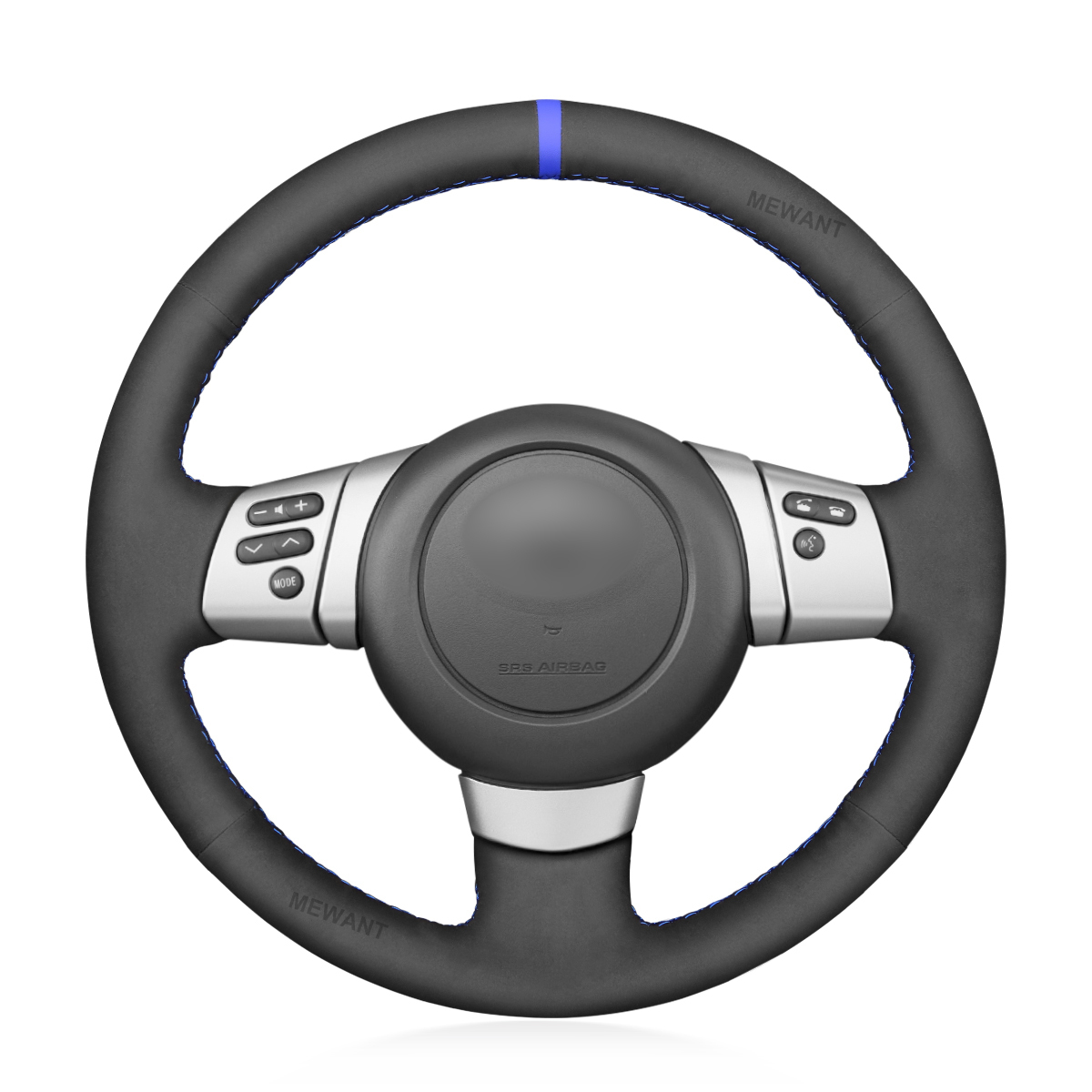 Mewant Handsewing Car Steering Wheel Cover for Toyota FJ Cruiser 2007 2008 2009 2010 2011 2012 2013-2014