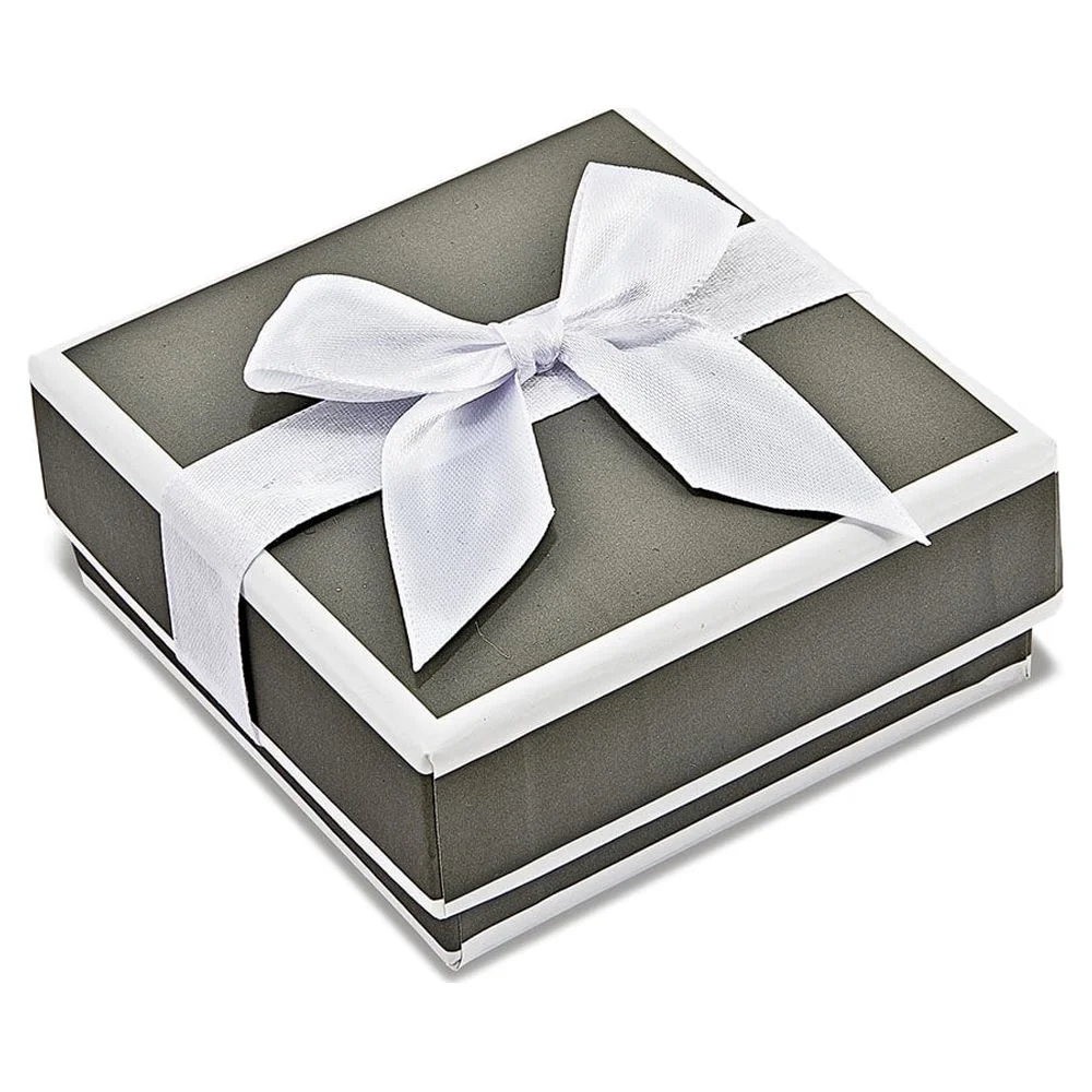 Stainless Steel Polished w/ Black Carbon Fiber Inlay & Enamel Cuff Links