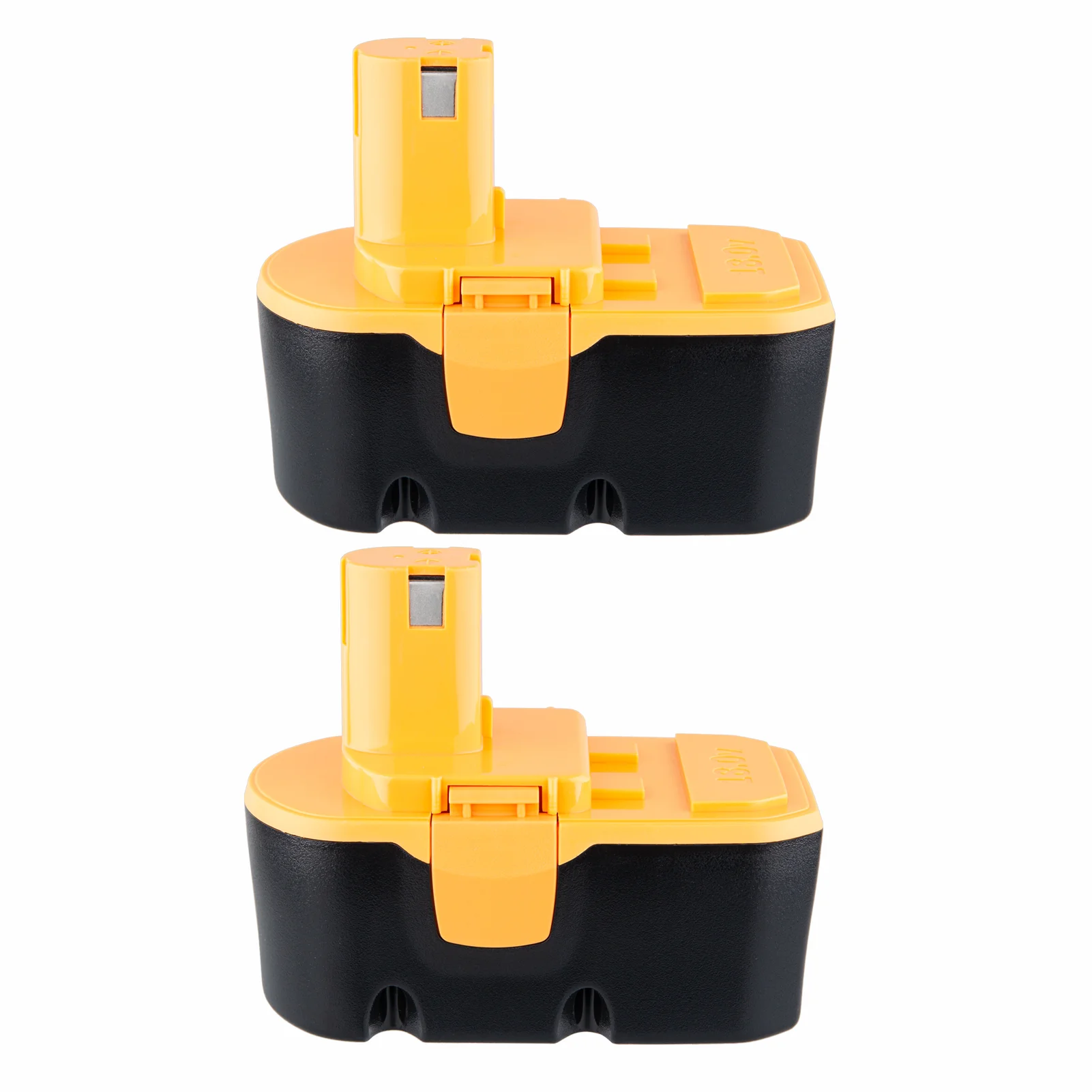 Vinida 4000mAh 18V Ni-Mh P100 Replacement Black Battery Compatible with Ryobi P101 ABP1801 ABP1803 BPP1820 Power Tools-2 Packs