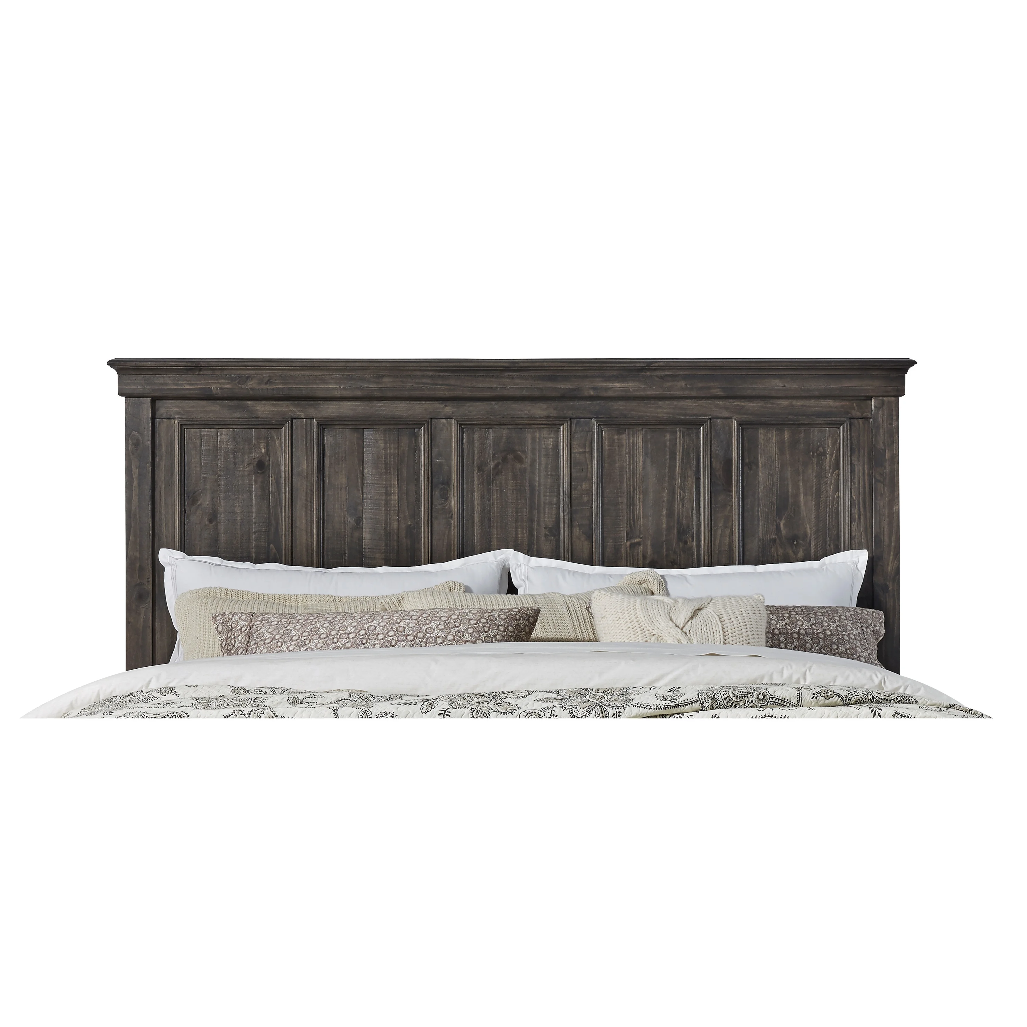 Magnussen Calistoga King Panel Headboard in Weathered Charcoal