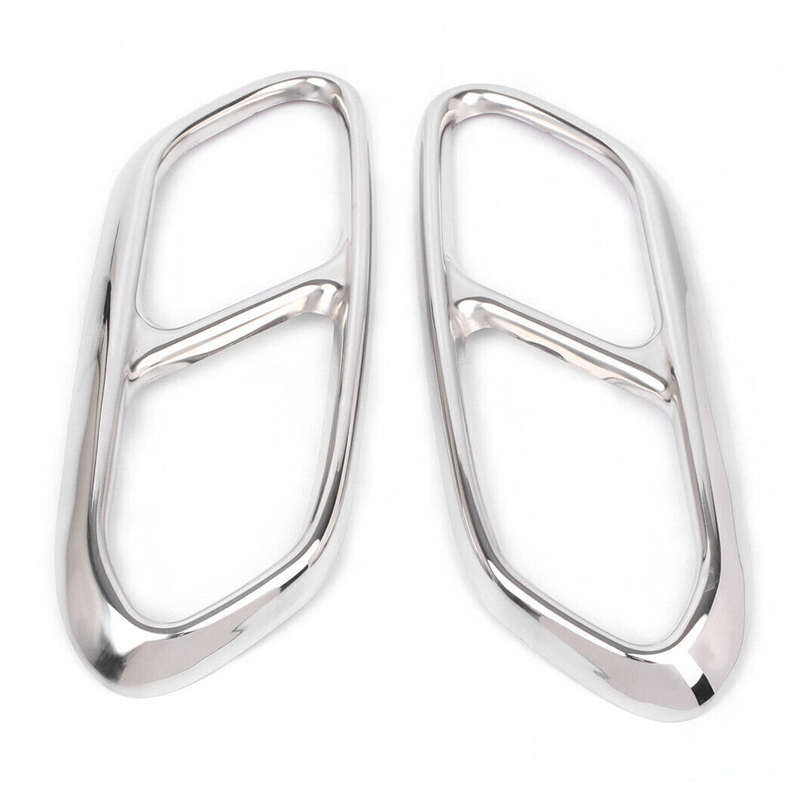 Fit For Volvo XC60 2018-2020 Steel Car Tail End Pipe Exhaust Muffler Cover Trim