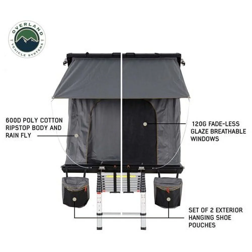 Mamba Ii Aluminum Roof Top Tent  Bl