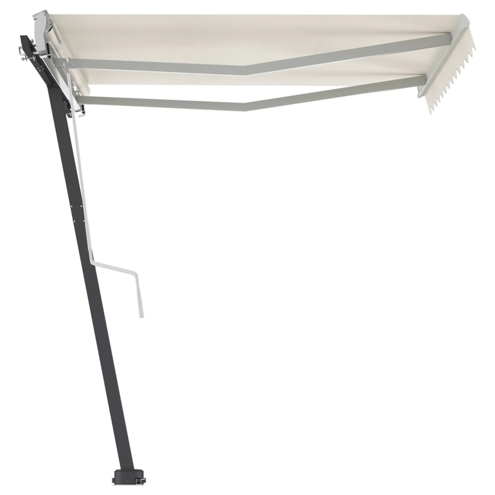 Suzicca Freestanding Manual Retractable Awning 118.1
