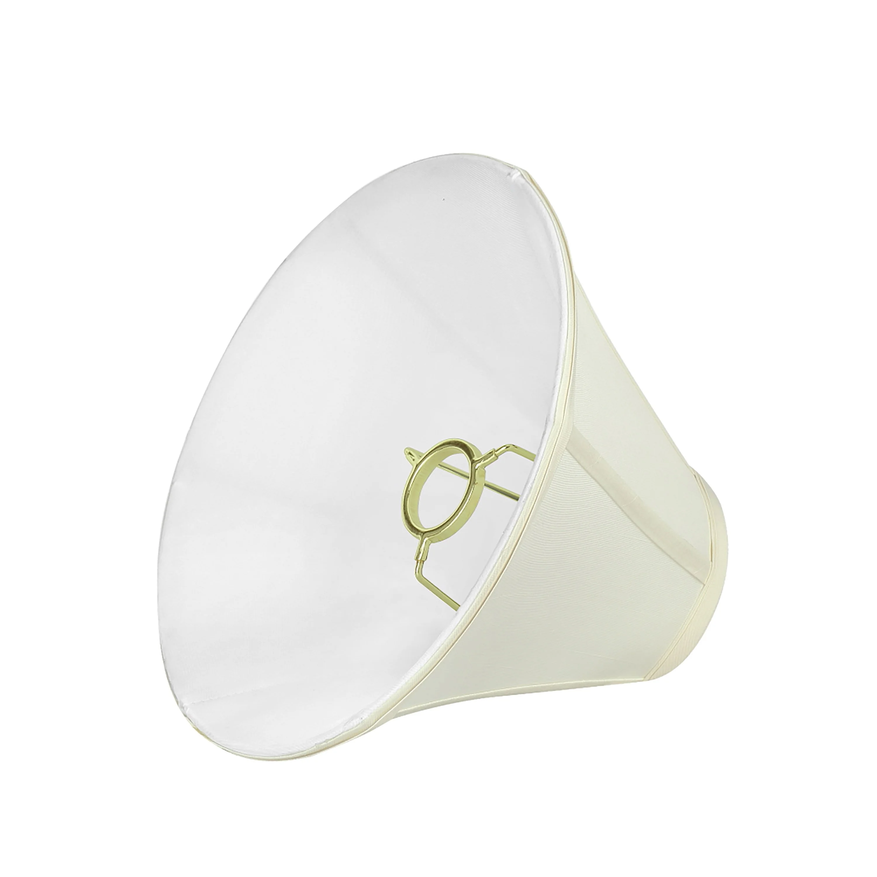 Aspen Creative 58027 Transitional Bell Shape UNO Construction Lamp Shade in Off White, 10